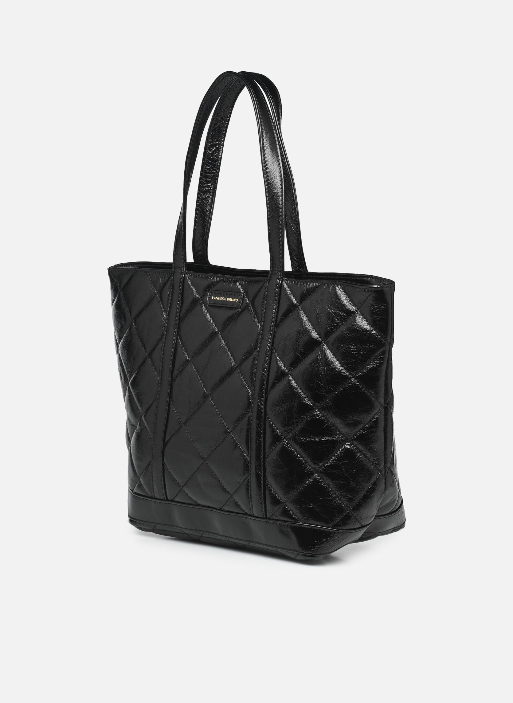 Shopper Cabas M cuir matelassé damen schwarz Vanessa Bruno Shopper Cabas M cuir matelassé damen schwarz NOIR