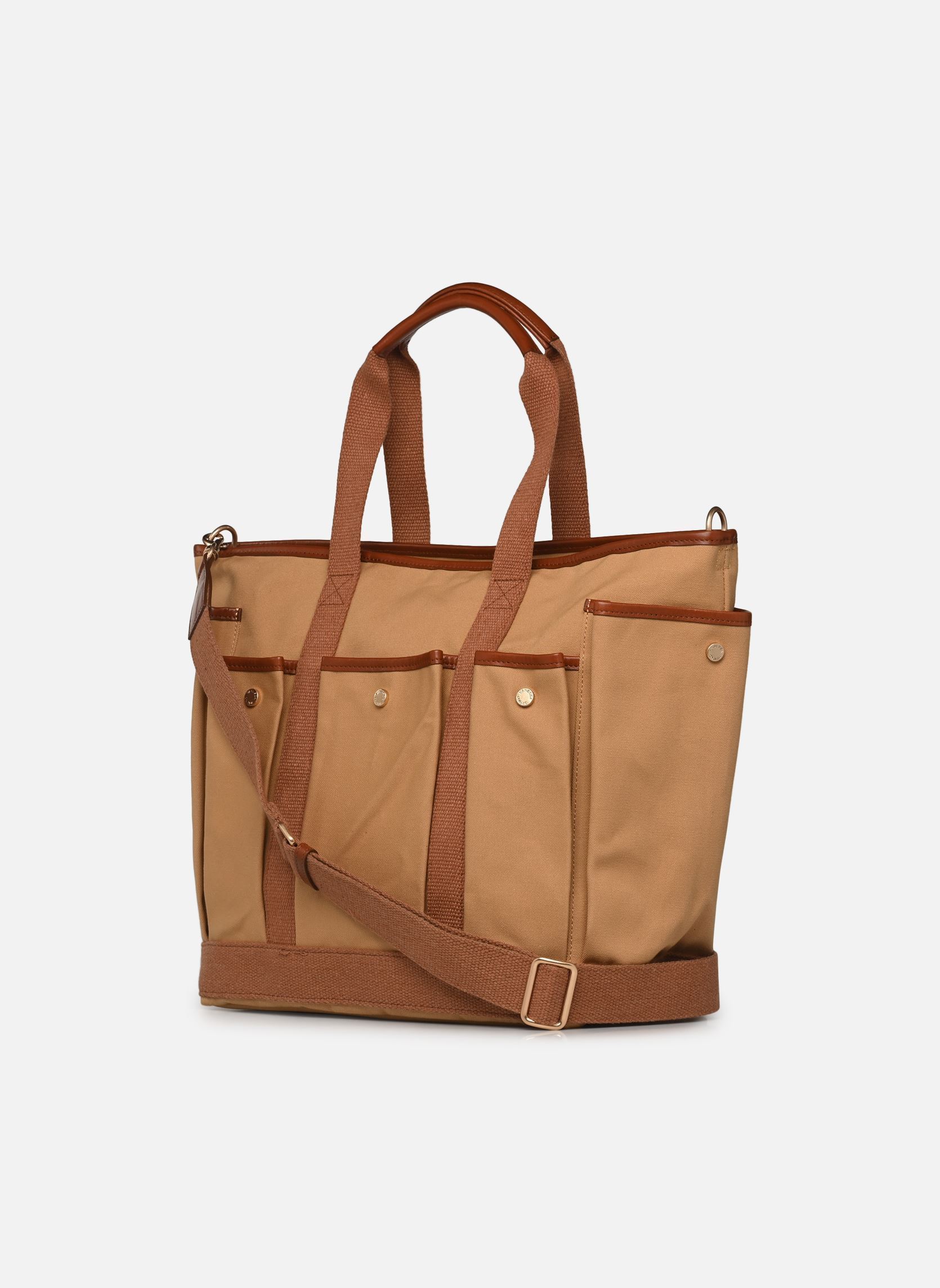 Cabas Cabas Multipoch femme marron Vanessa Bruno Cabas Cabas Multipoch femme marron CAPUCCINO