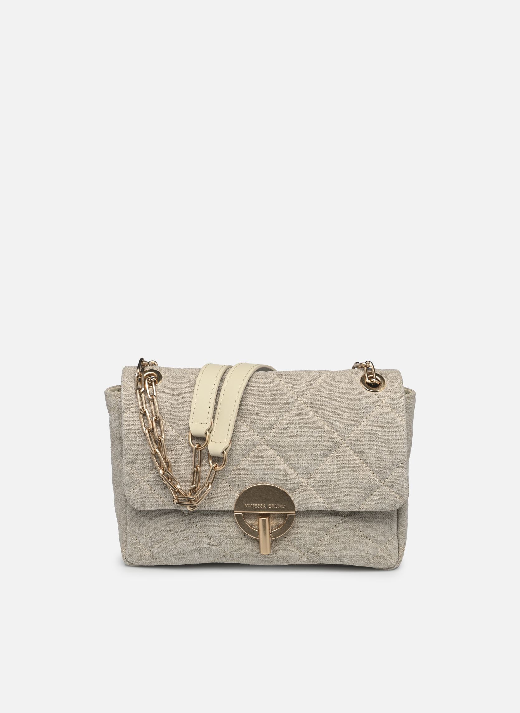 Schoudertassen Grand Moon En Lin Denim dames beige Vanessa Bruno Schoudertassen Grand Moon En Lin Denim dames beige SABLE