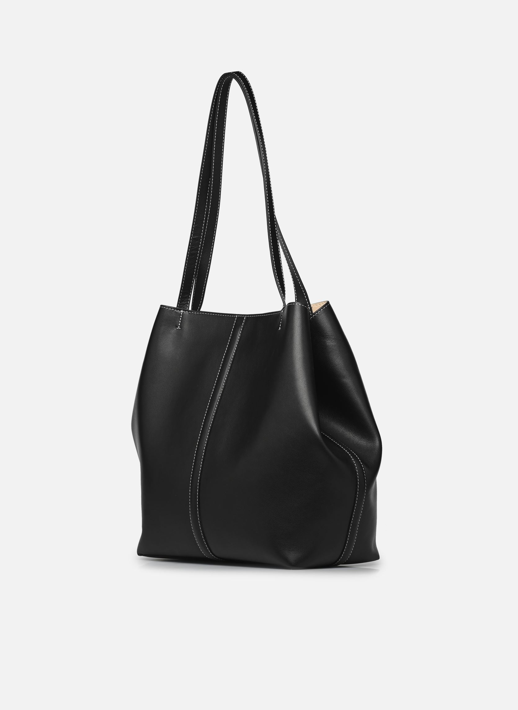Grote winkelzak Tote Bag Gm dames zwart Vanessa Bruno Grote winkelzak Tote Bag Gm dames zwart Noir