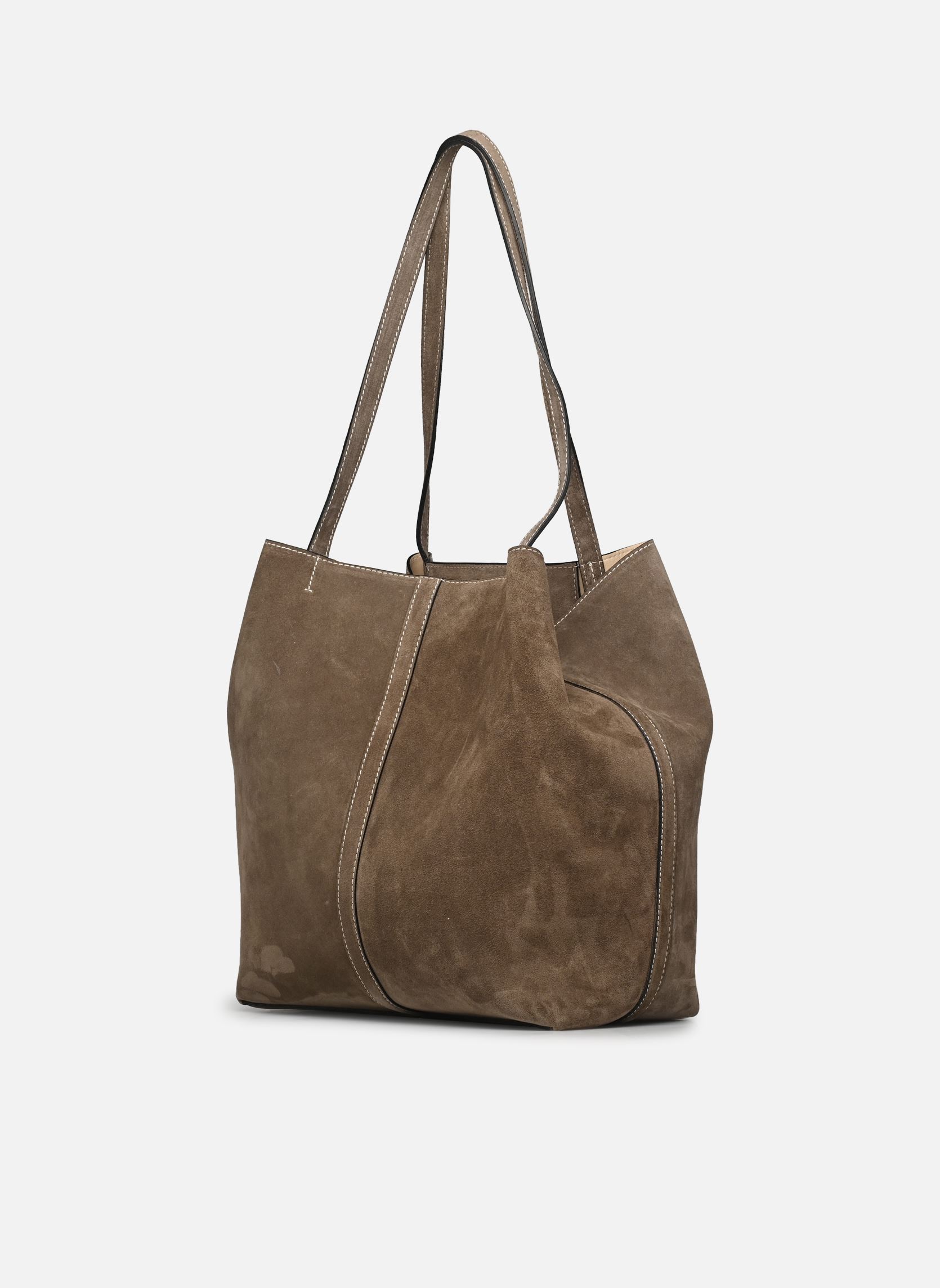 Bolsas de compra Daily Tote Bag Gm mujer marrón Vanessa Bruno Bolsas de compra Daily Tote Bag Gm mujer marrón TAUPE