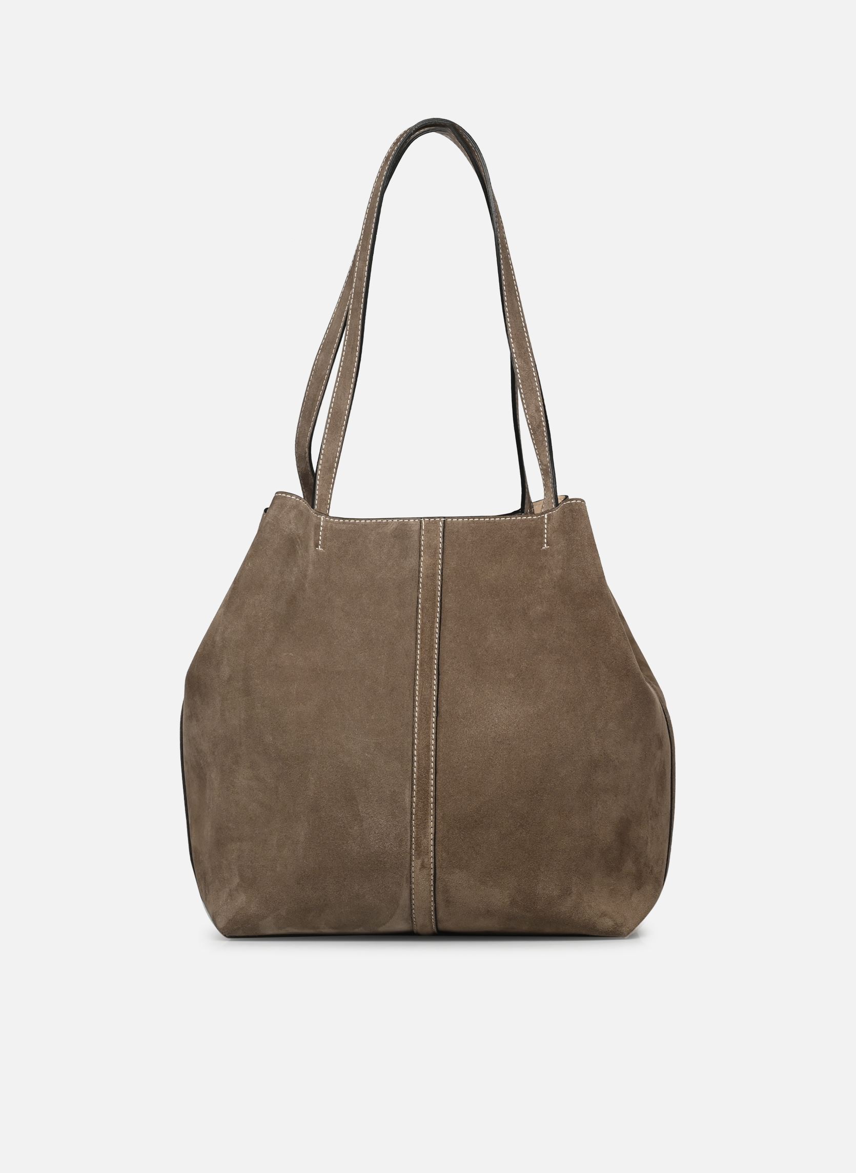 Bolsas de compra Daily Tote Bag Gm mujer marrón Vanessa Bruno Bolsas de compra Daily Tote Bag Gm mujer marrón TAUPE