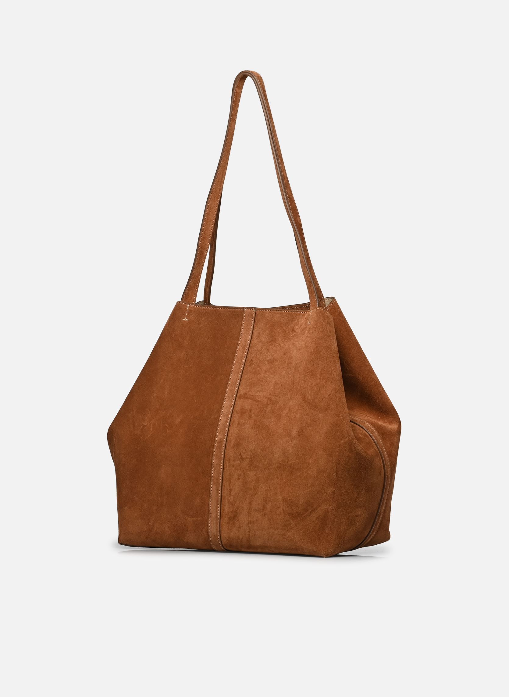 Grote winkelzak Daily Tote Bag Gm dames bruin Vanessa Bruno Grote winkelzak Daily Tote Bag Gm dames bruin BISCUIT