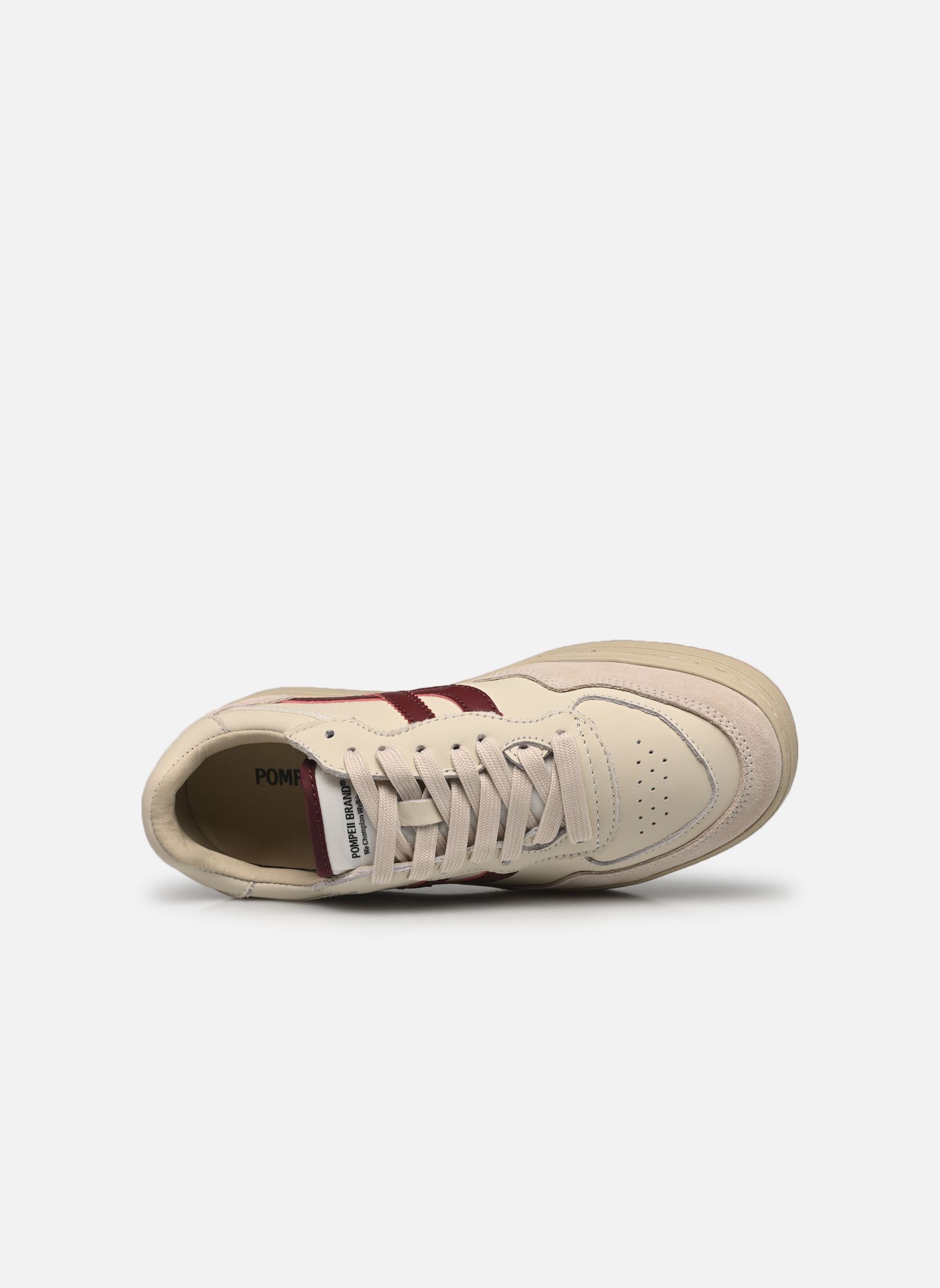 Sneaker ELAN PIPPA LEATHER weiß Pompeii Sneaker ELAN PIPPA LEATHER weiß ECRU BURGUNDY