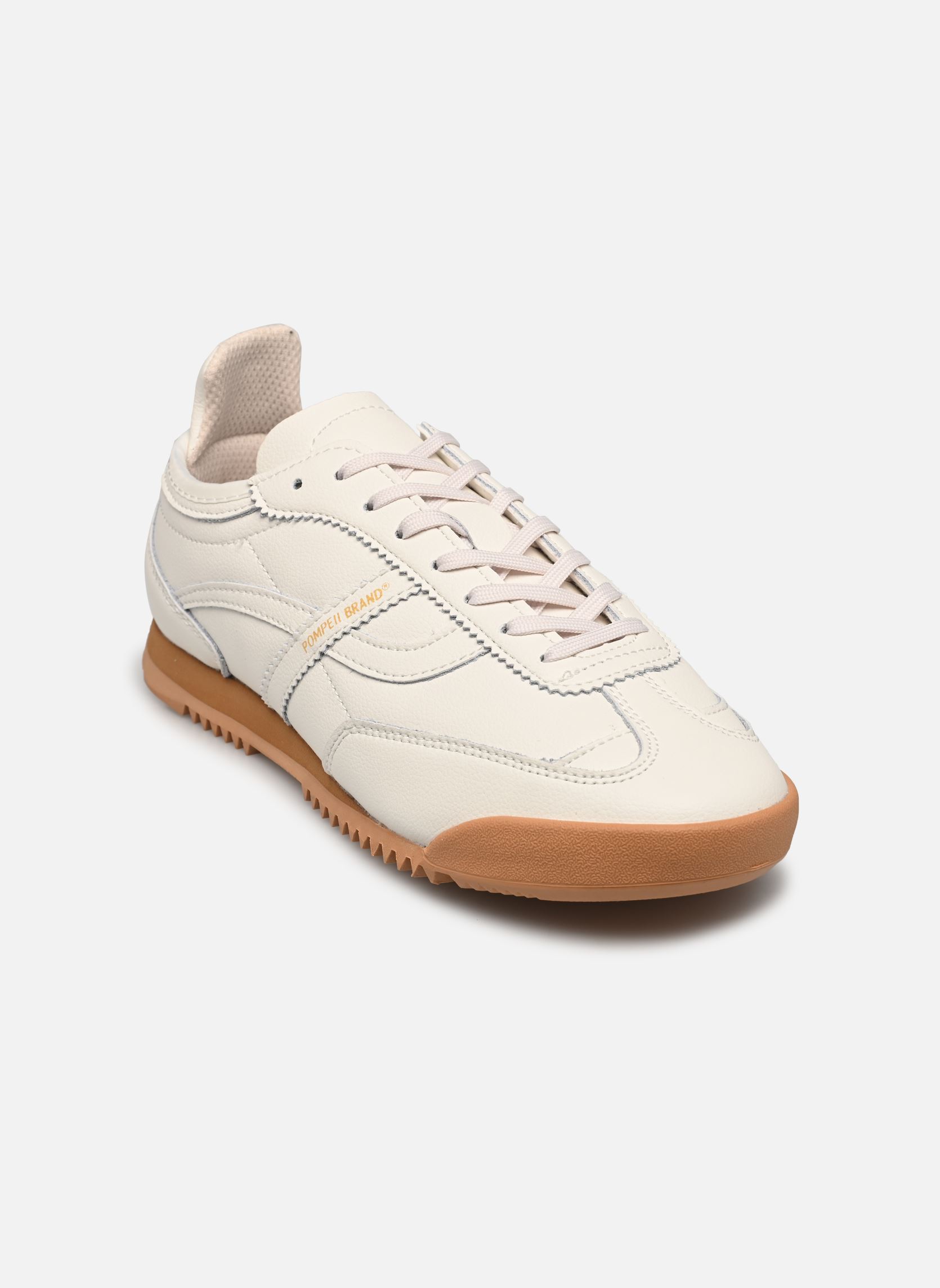 Sneaker KITE LEATHER damen weiß Pompeii Sneaker KITE LEATHER damen weiß WHITE OFF