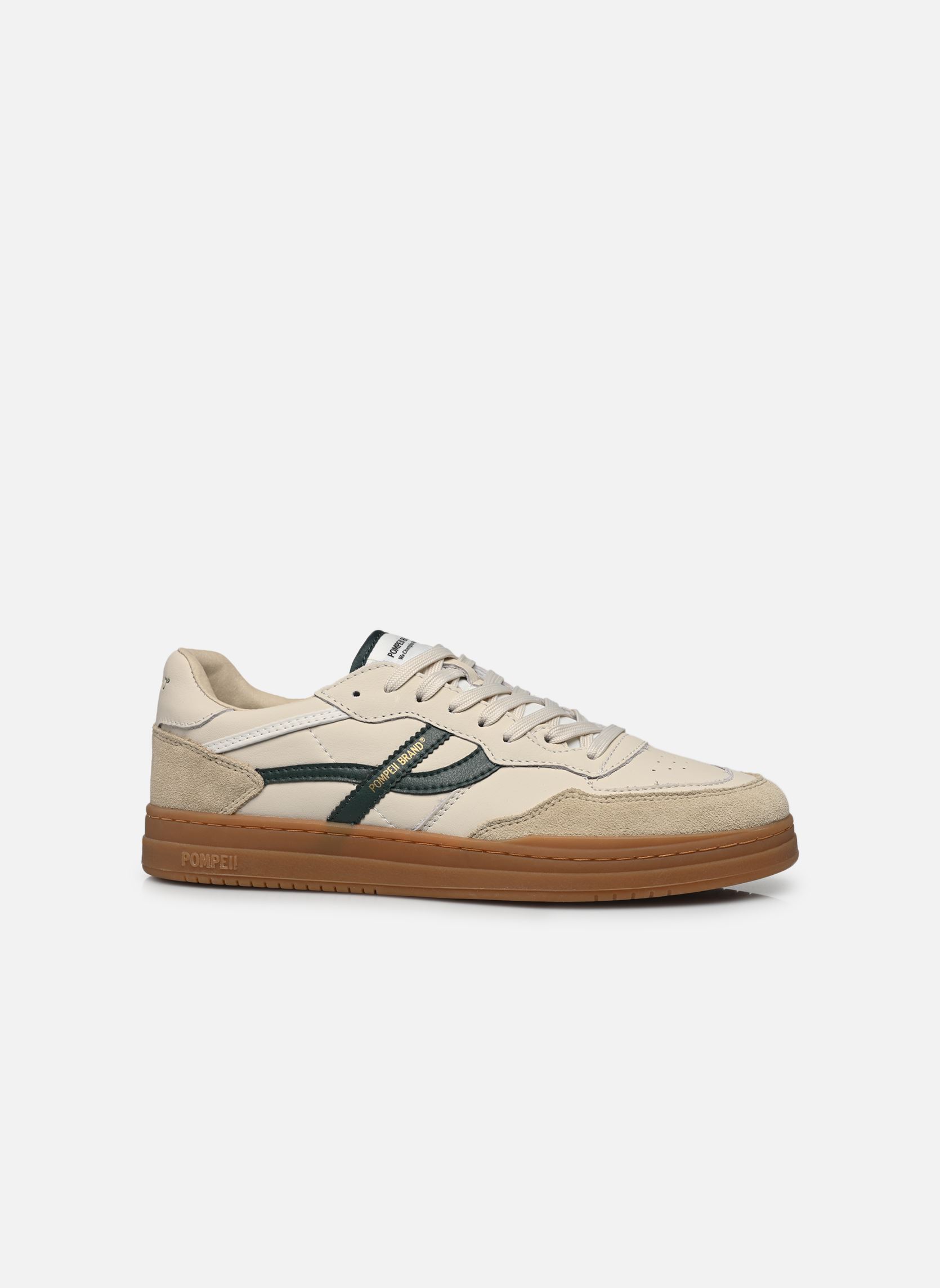 Niedrige Sneaker ELAN PIPPA LEATHER M herren weiß Pompeii Niedrige Sneaker ELAN PIPPA LEATHER M herren weiß ECRU JASPER GUM