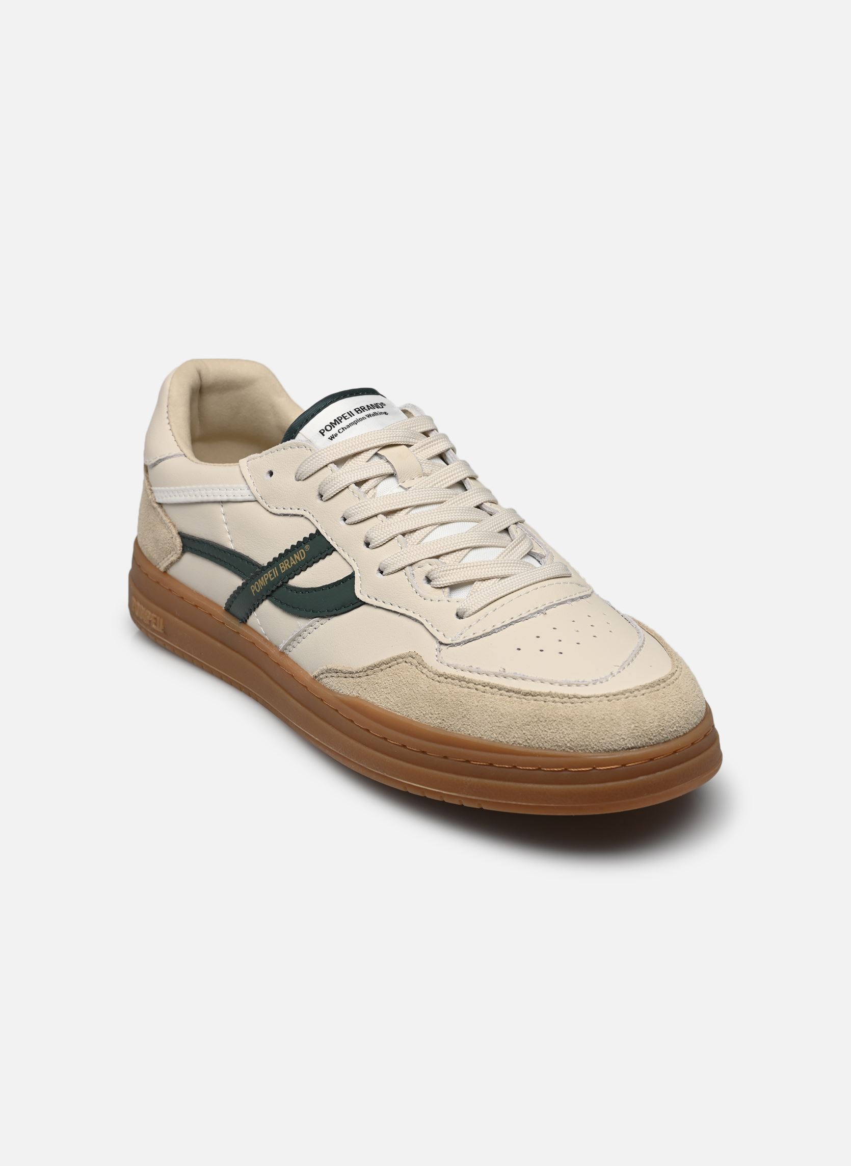 Niedrige Sneaker ELAN PIPPA LEATHER M herren weiß Pompeii Niedrige Sneaker ELAN PIPPA LEATHER M herren weiß ECRU JASPER GUM