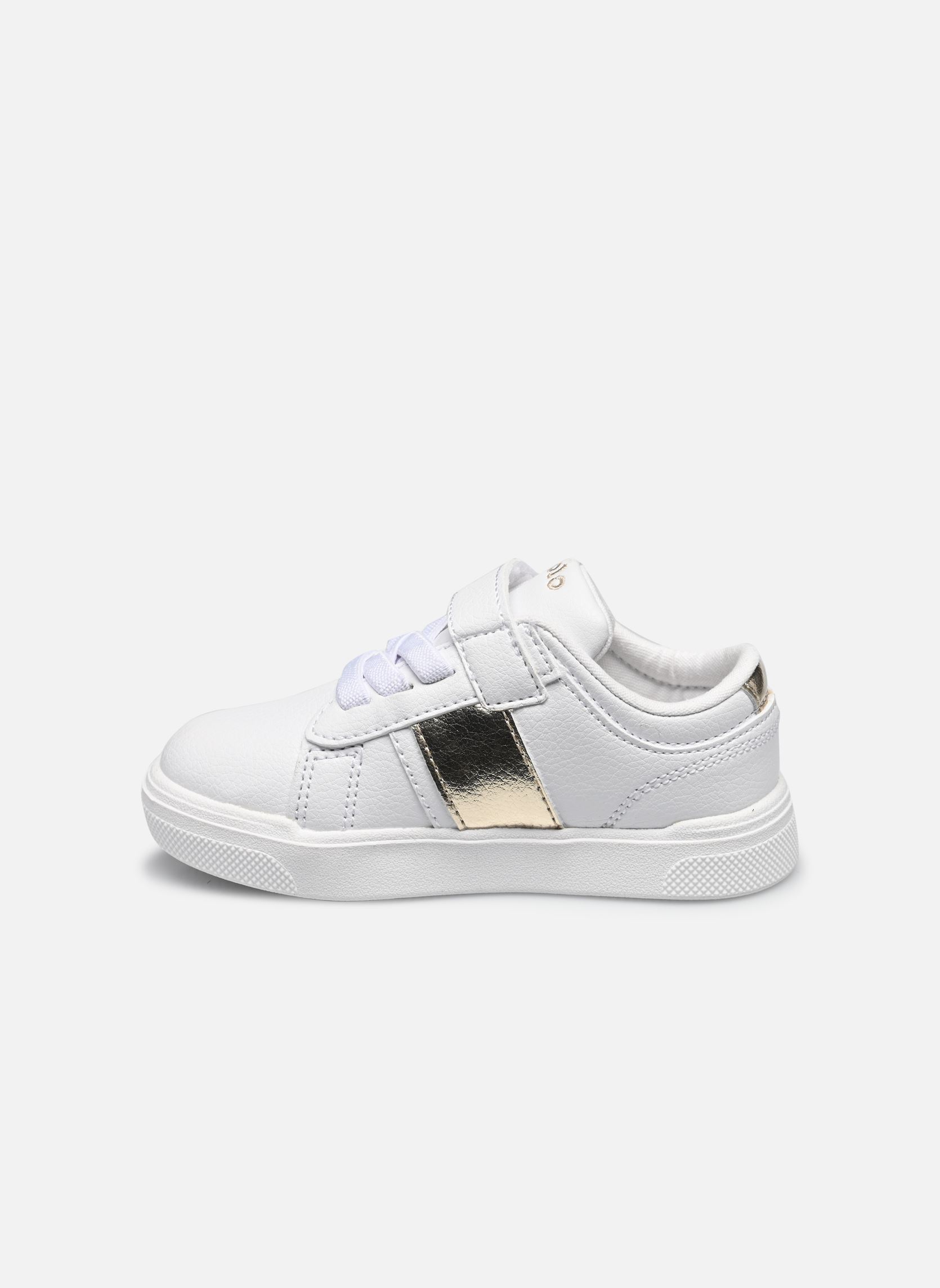 Baskets basses Frazier Ps fille blanc Polo Ralph Lauren Baskets basses Frazier Ps fille blanc T-'WHITE / GOLD TUMBLED