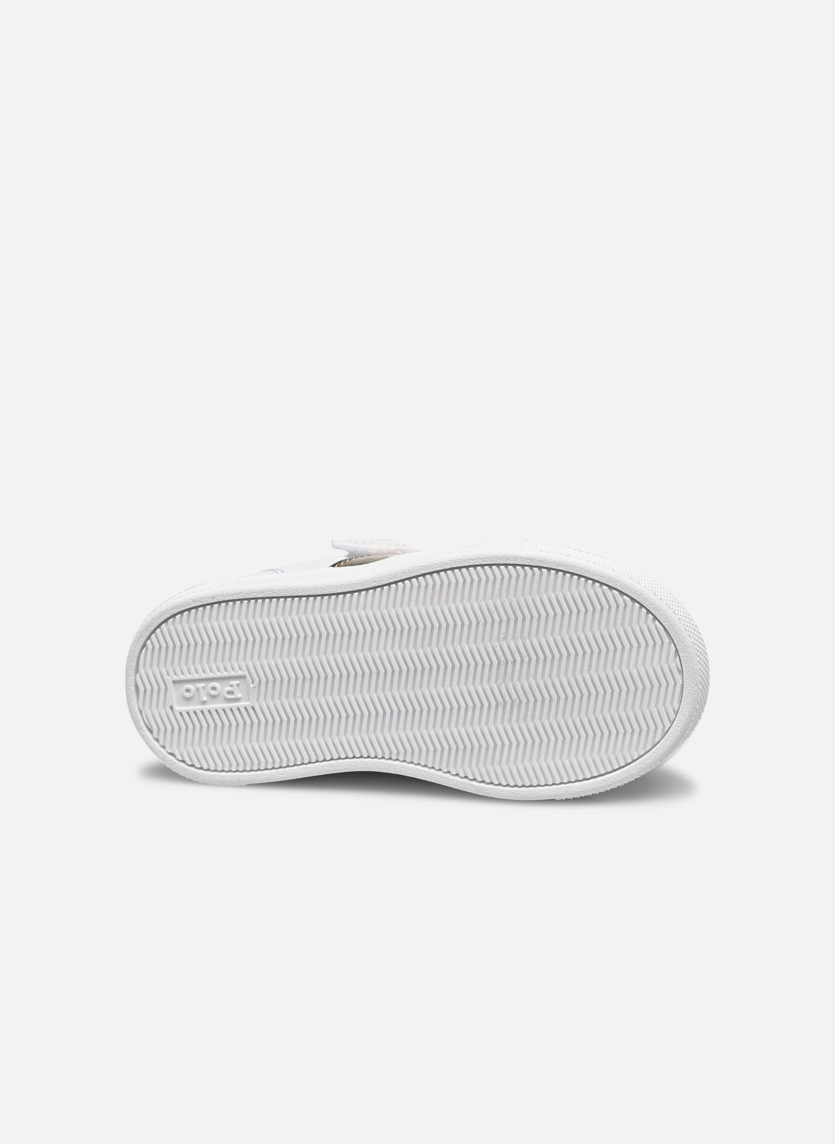 Baskets basses Frazier Ps fille blanc Polo Ralph Lauren Baskets basses Frazier Ps fille blanc T-'WHITE / GOLD TUMBLED