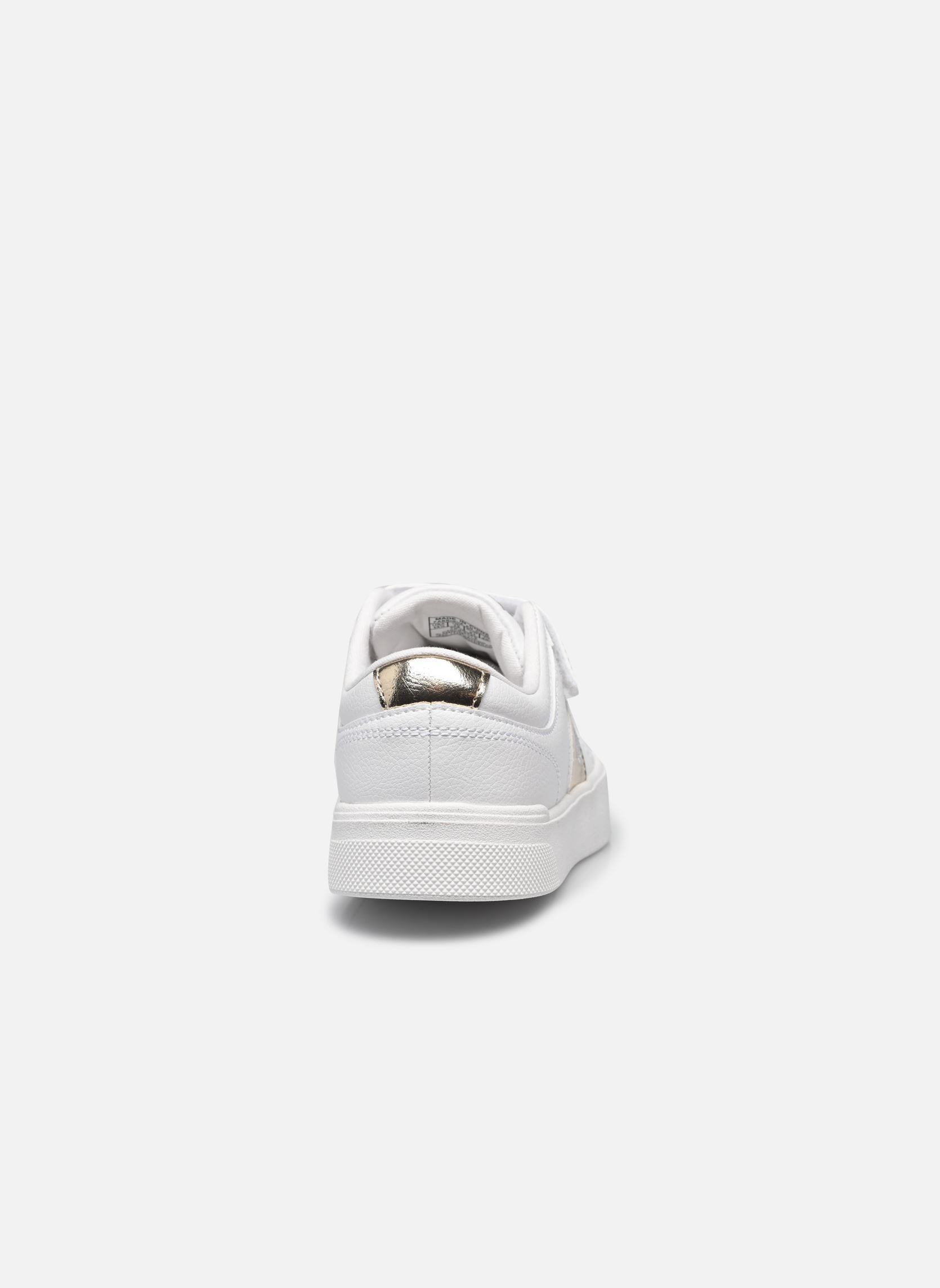 Baskets basses Frazier Ps fille blanc Polo Ralph Lauren Baskets basses Frazier Ps fille blanc C-'WHITE / GOLD TUMBLED