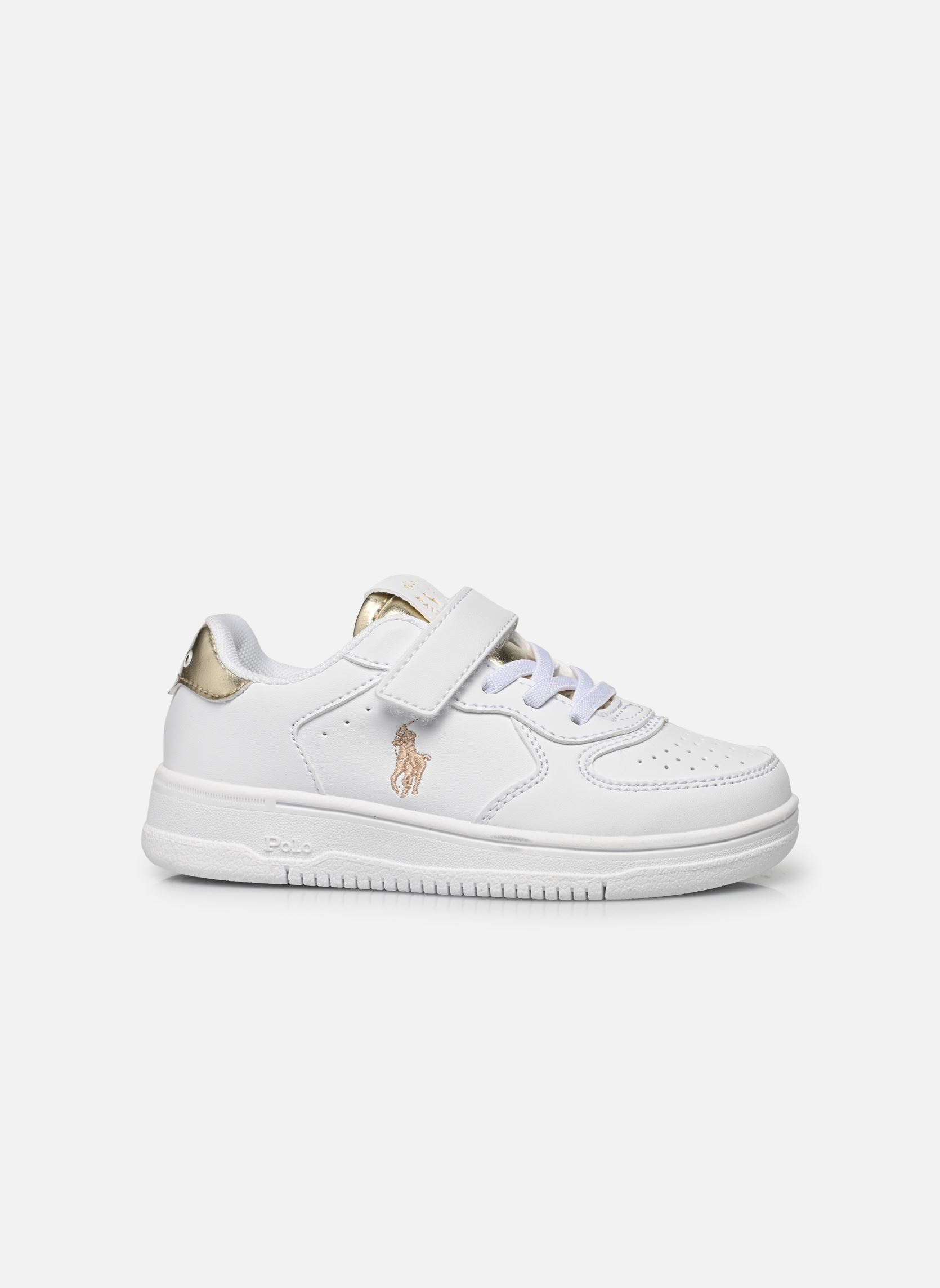 Lage sneakers Masters Court Ps wit Polo Ralph Lauren Lage sneakers Masters Court Ps wit WHITE/GOLD