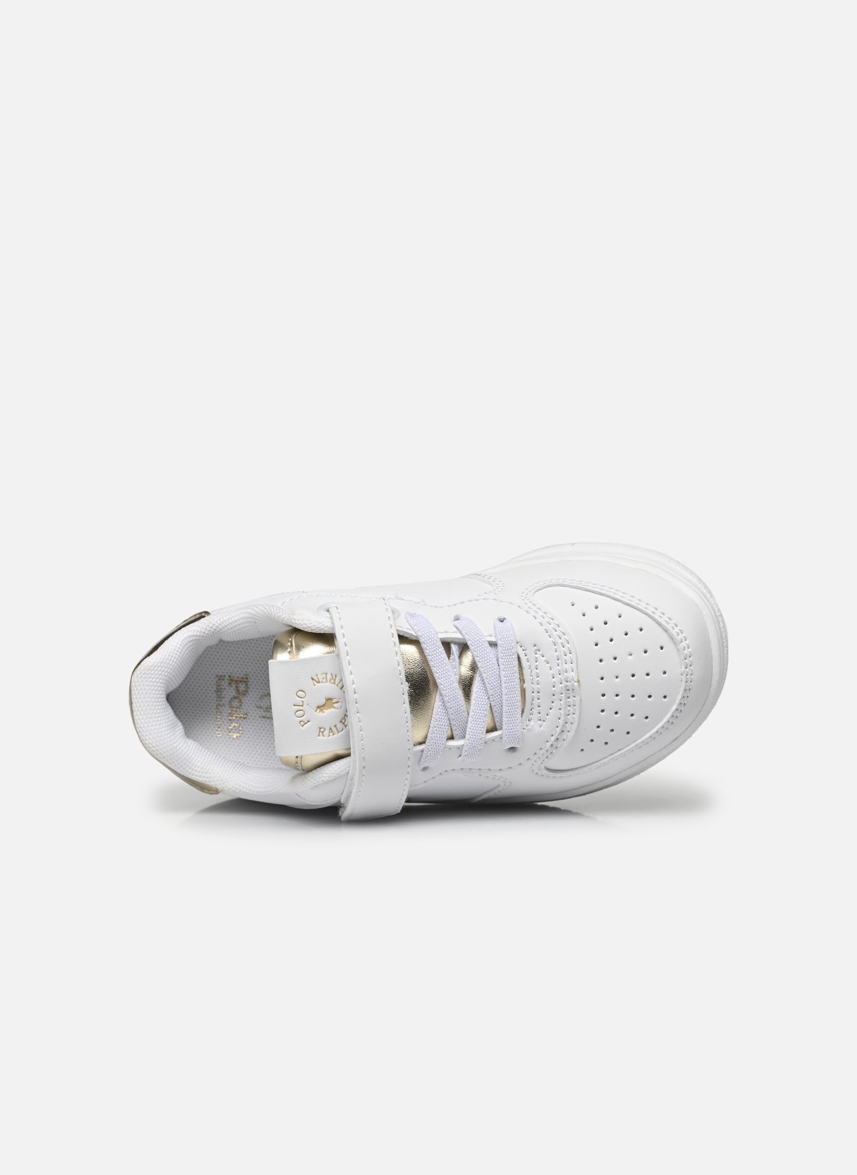 Lage sneakers Masters Court Ps wit Polo Ralph Lauren Lage sneakers Masters Court Ps wit WHITE/GOLD