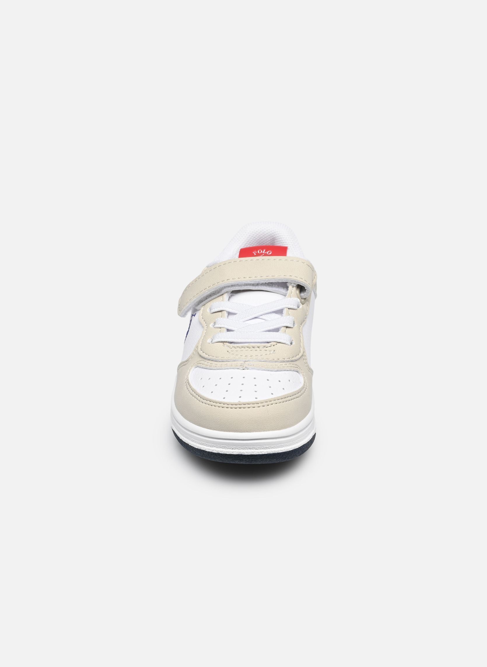 Baskets basses Masters Court Ps garçon blanc Polo Ralph Lauren Baskets basses Masters Court Ps garçon blanc WHITE TUMBLED/GREY MICRO/NAVY
