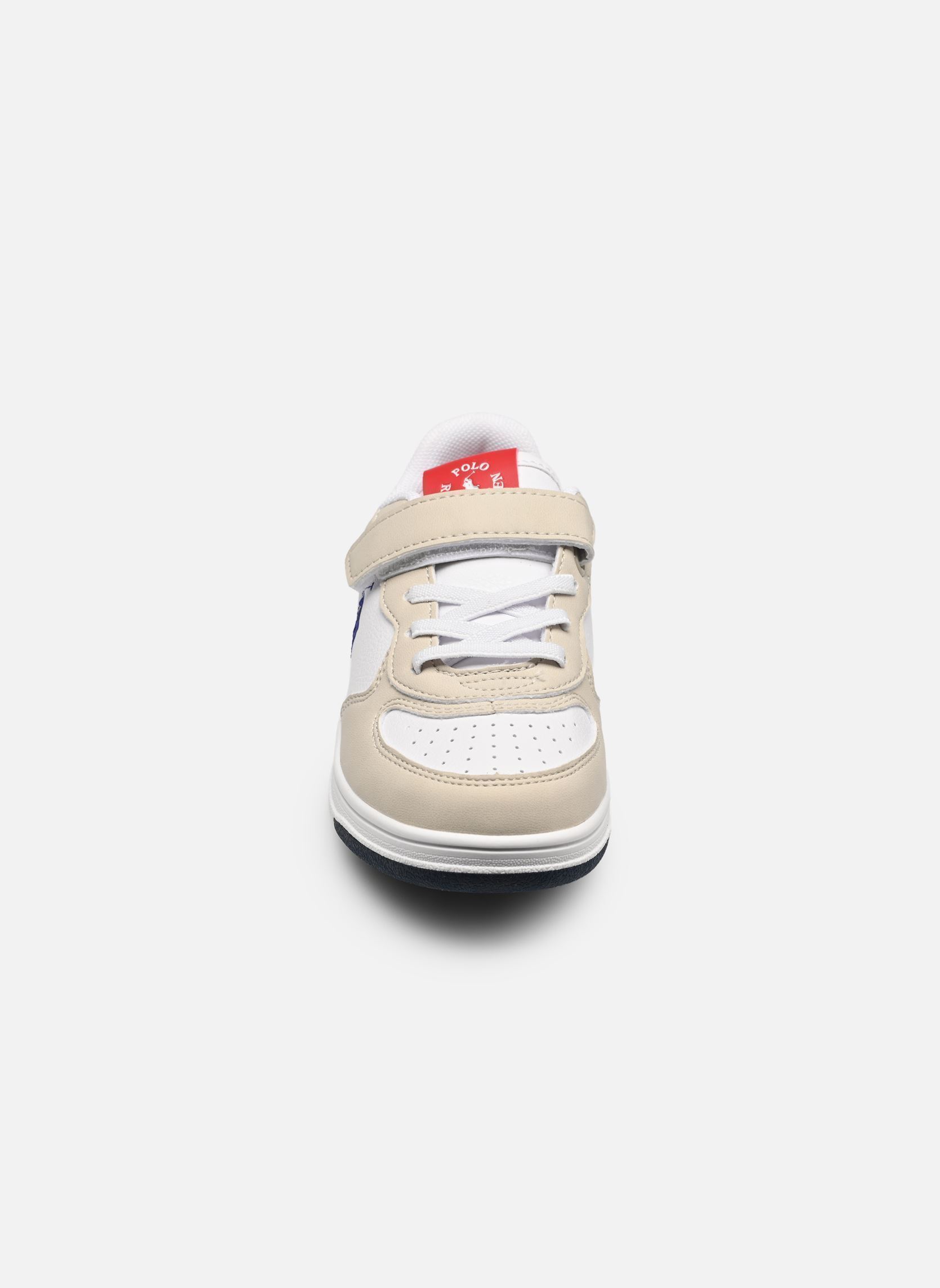 Lage sneakers Masters Court Ps jongens wit Polo Ralph Lauren Lage sneakers Masters Court Ps jongens wit WHITE TUMBLED/GREY MICRO/NAVY