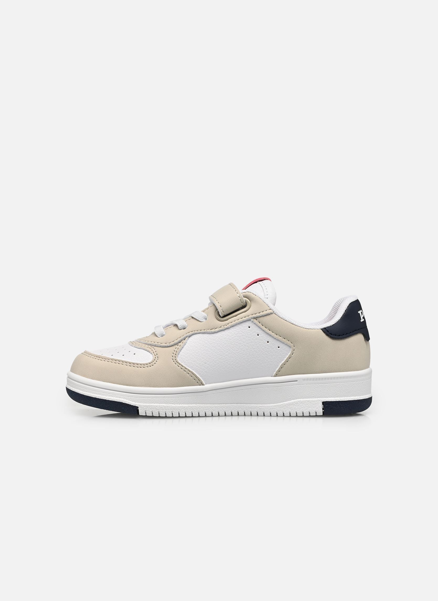 Lage sneakers Masters Court Ps jongens wit Polo Ralph Lauren Lage sneakers Masters Court Ps jongens wit WHITE TUMBLED/GREY MICRO/NAVY