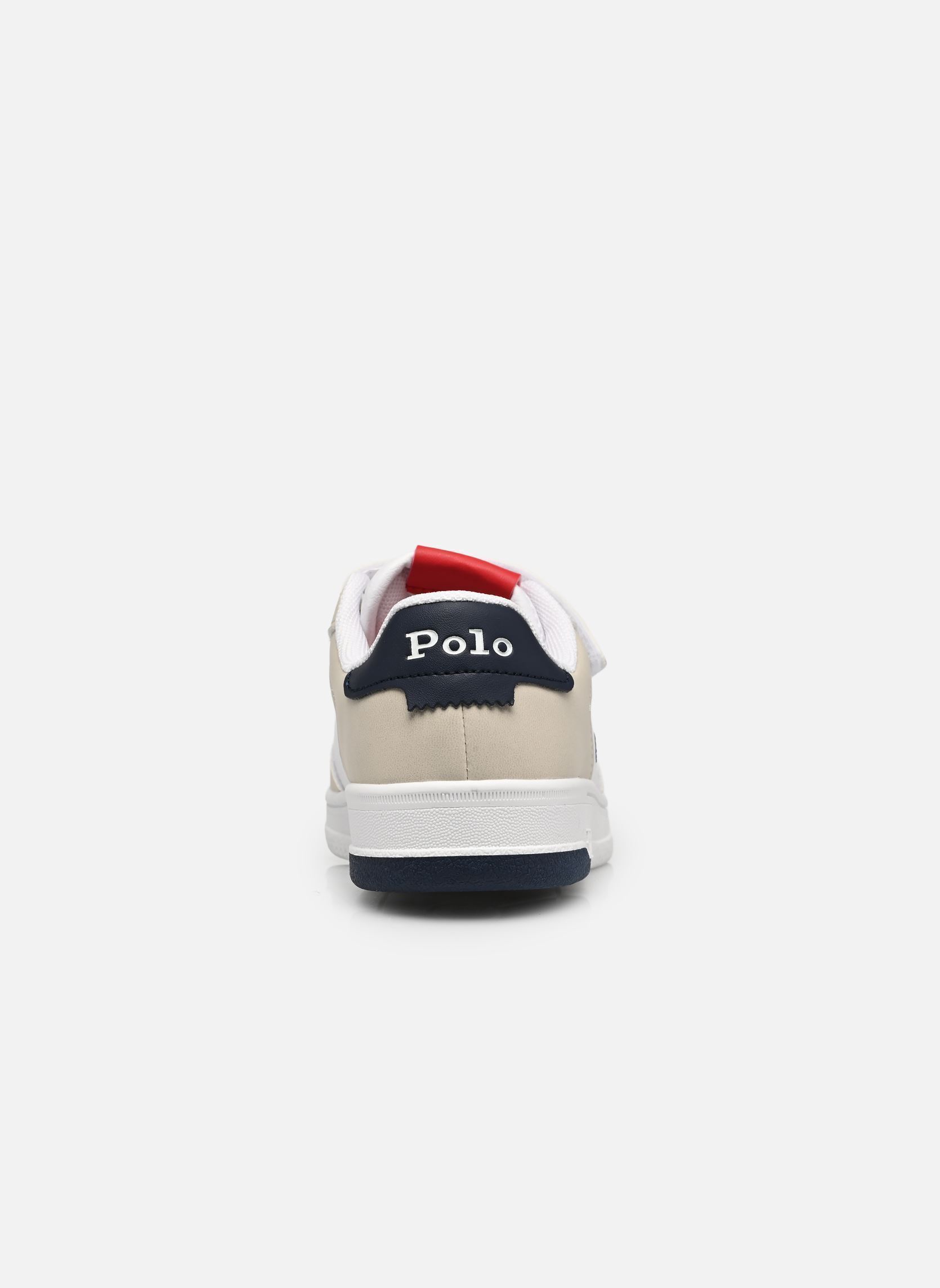 Lage sneakers Masters Court Ps jongens wit Polo Ralph Lauren Lage sneakers Masters Court Ps jongens wit WHITE TUMBLED/GREY MICRO/NAVY