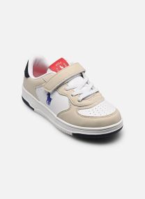 Lage sneakers Masters Court Ps jongens wit Polo Ralph Lauren Lage sneakers Masters Court Ps jongens wit WHITE TUMBLED/GREY MICRO/NAVY