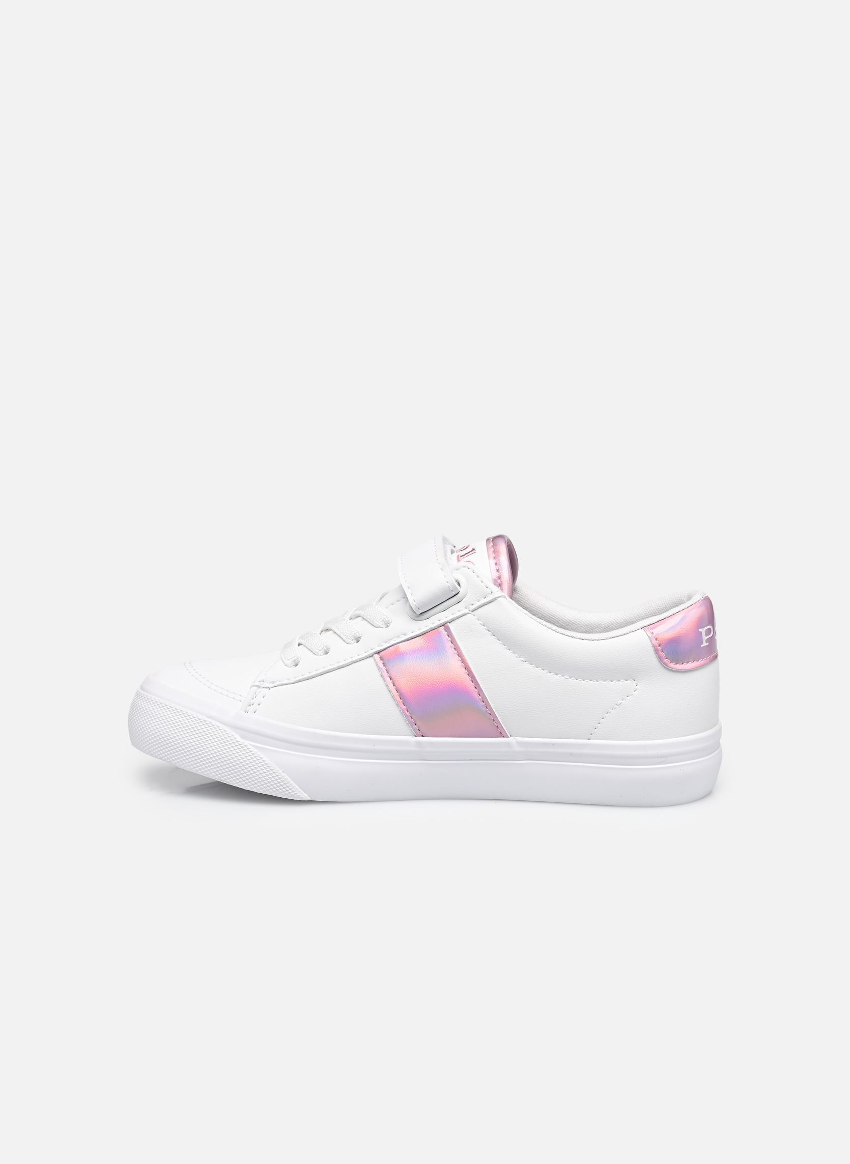 Lage sneakers Ryley Ps meisjes wit Polo Ralph Lauren Lage sneakers Ryley Ps meisjes wit WHITE TUMBLED/PINK METALLIC W/