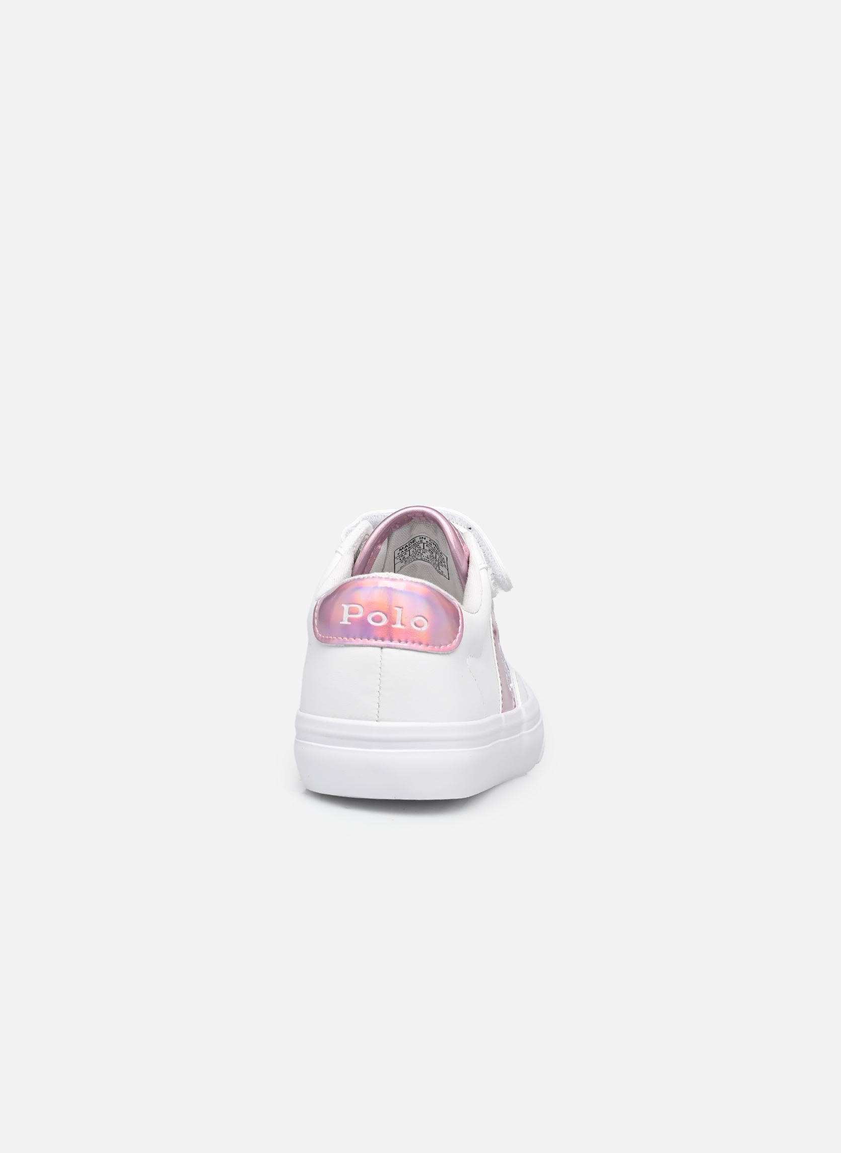 Lage sneakers Ryley Ps meisjes wit Polo Ralph Lauren Lage sneakers Ryley Ps meisjes wit WHITE TUMBLED/PINK METALLIC W/