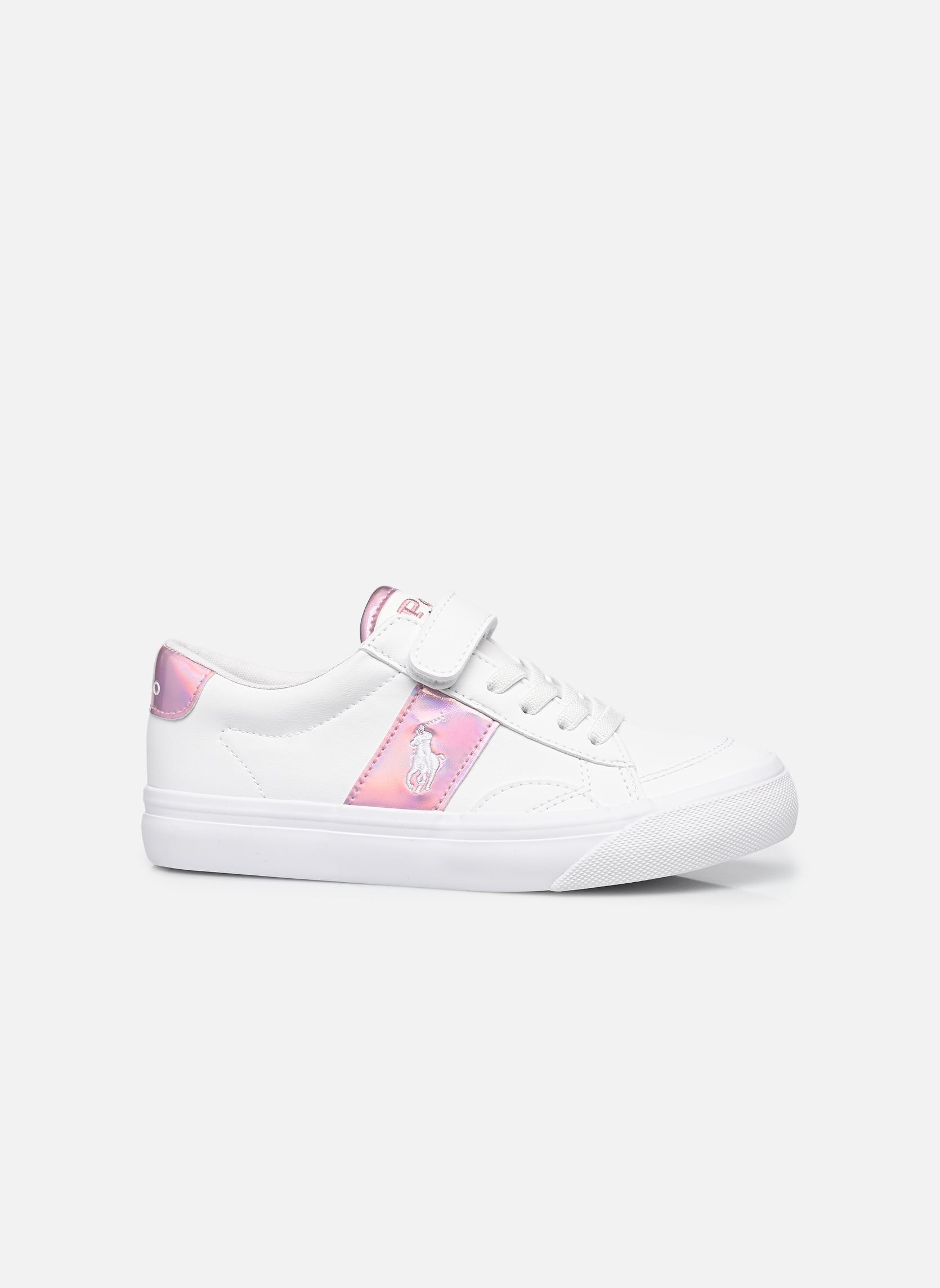 Lage sneakers Ryley Ps meisjes wit Polo Ralph Lauren Lage sneakers Ryley Ps meisjes wit WHITE TUMBLED/PINK METALLIC W/