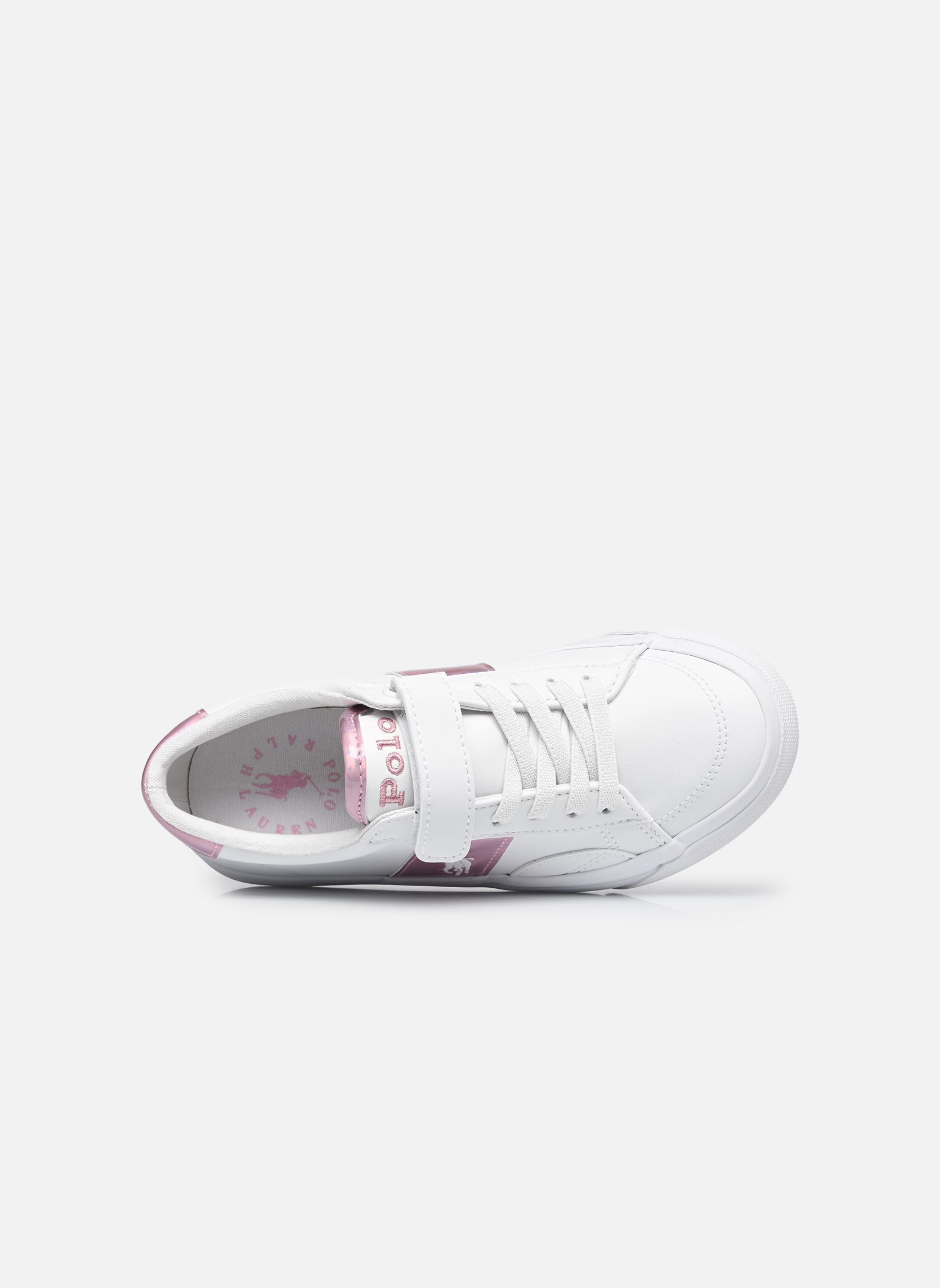 Lage sneakers Ryley Ps meisjes wit Polo Ralph Lauren Lage sneakers Ryley Ps meisjes wit WHITE TUMBLED/PINK METALLIC W/