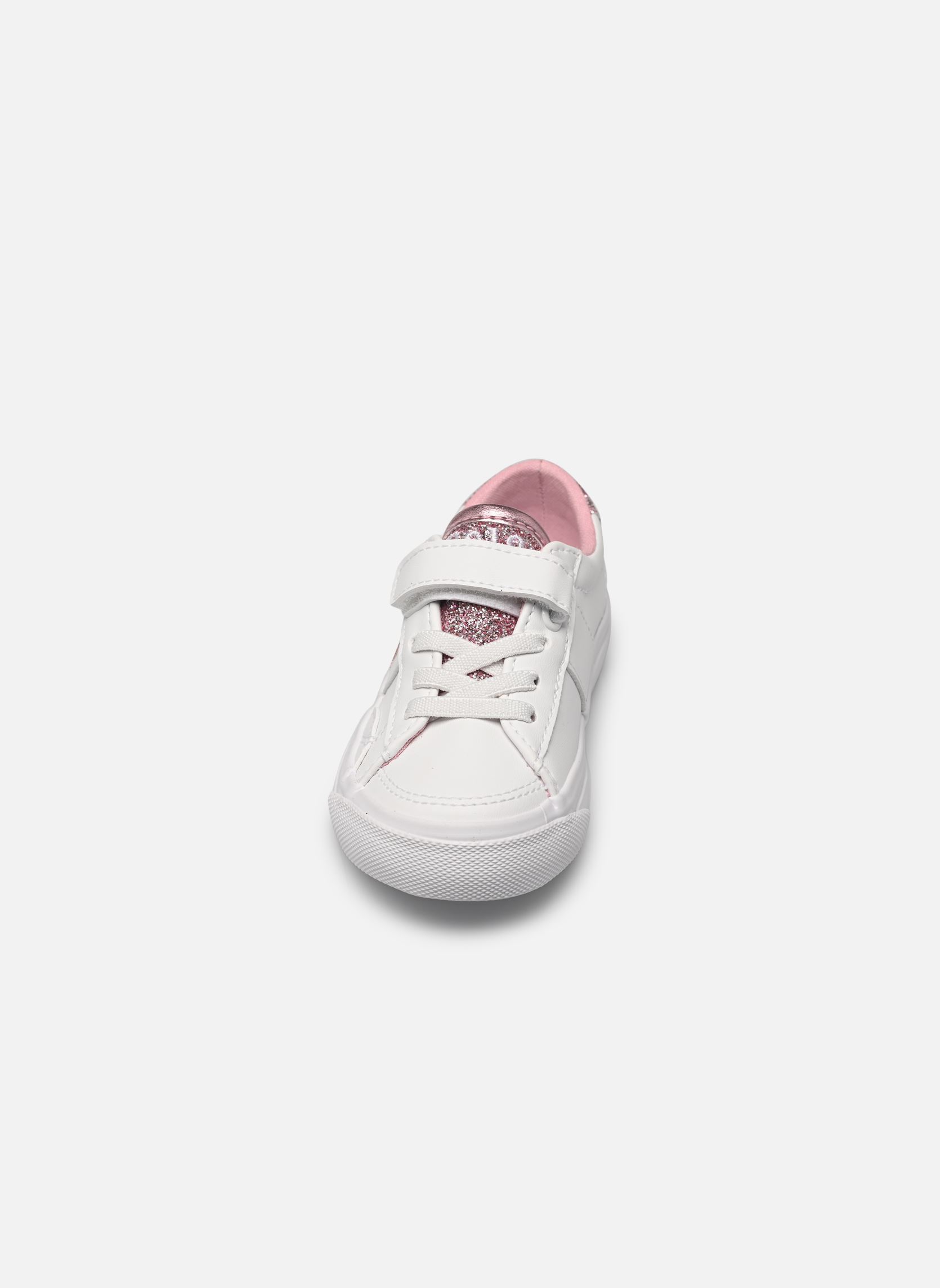 Lage sneakers Ryley Ps meisjes wit Polo Ralph Lauren Lage sneakers Ryley Ps meisjes wit T-'WHITE SMOOTH/PINK GLITTER/