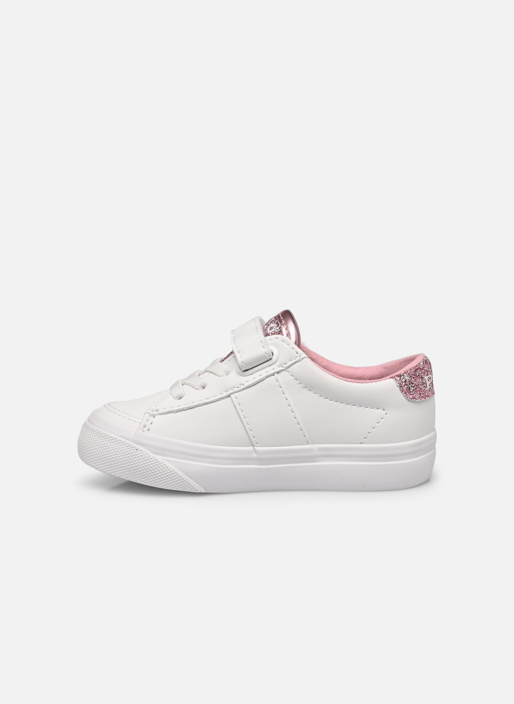Lage sneakers Ryley Ps meisjes wit Polo Ralph Lauren Lage sneakers Ryley Ps meisjes wit T-'WHITE SMOOTH/PINK GLITTER/
