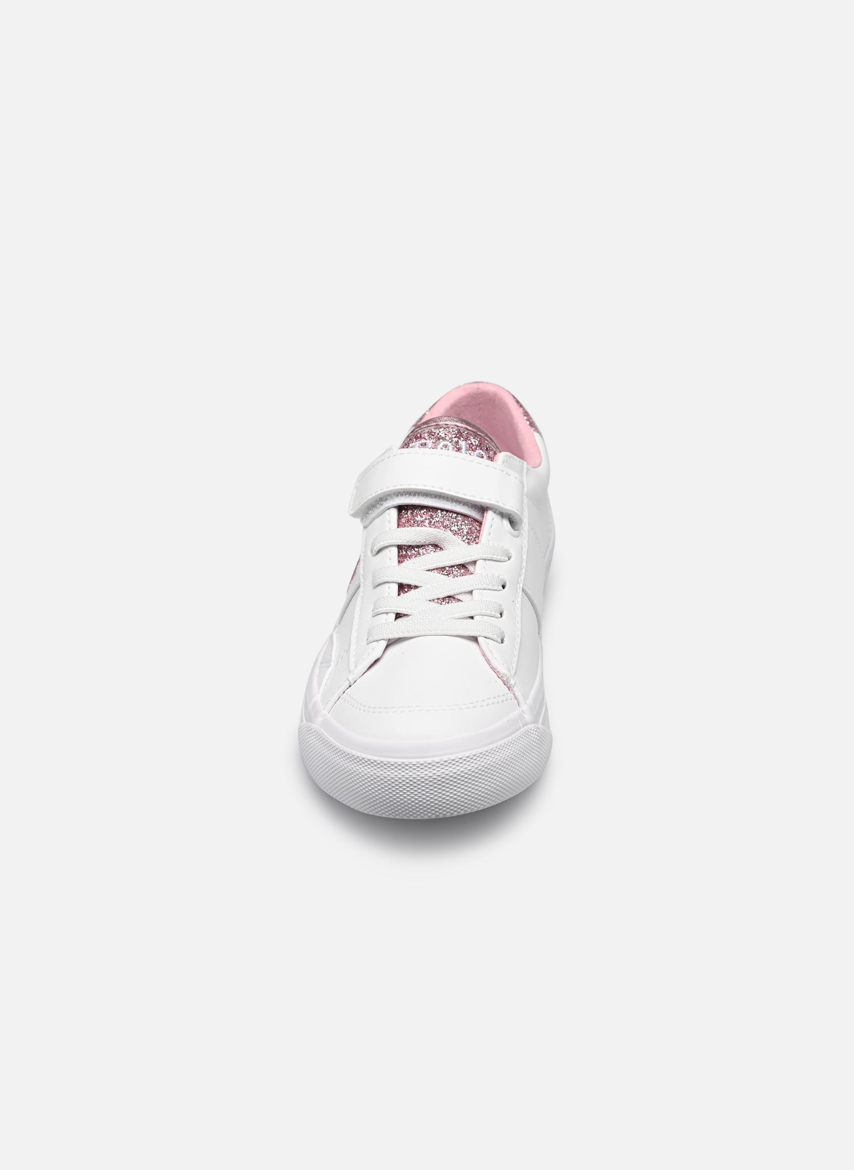 Lage sneakers Ryley Ps meisjes wit Polo Ralph Lauren Lage sneakers Ryley Ps meisjes wit C-'WHITE SMOOTH/PINK GLITTER/