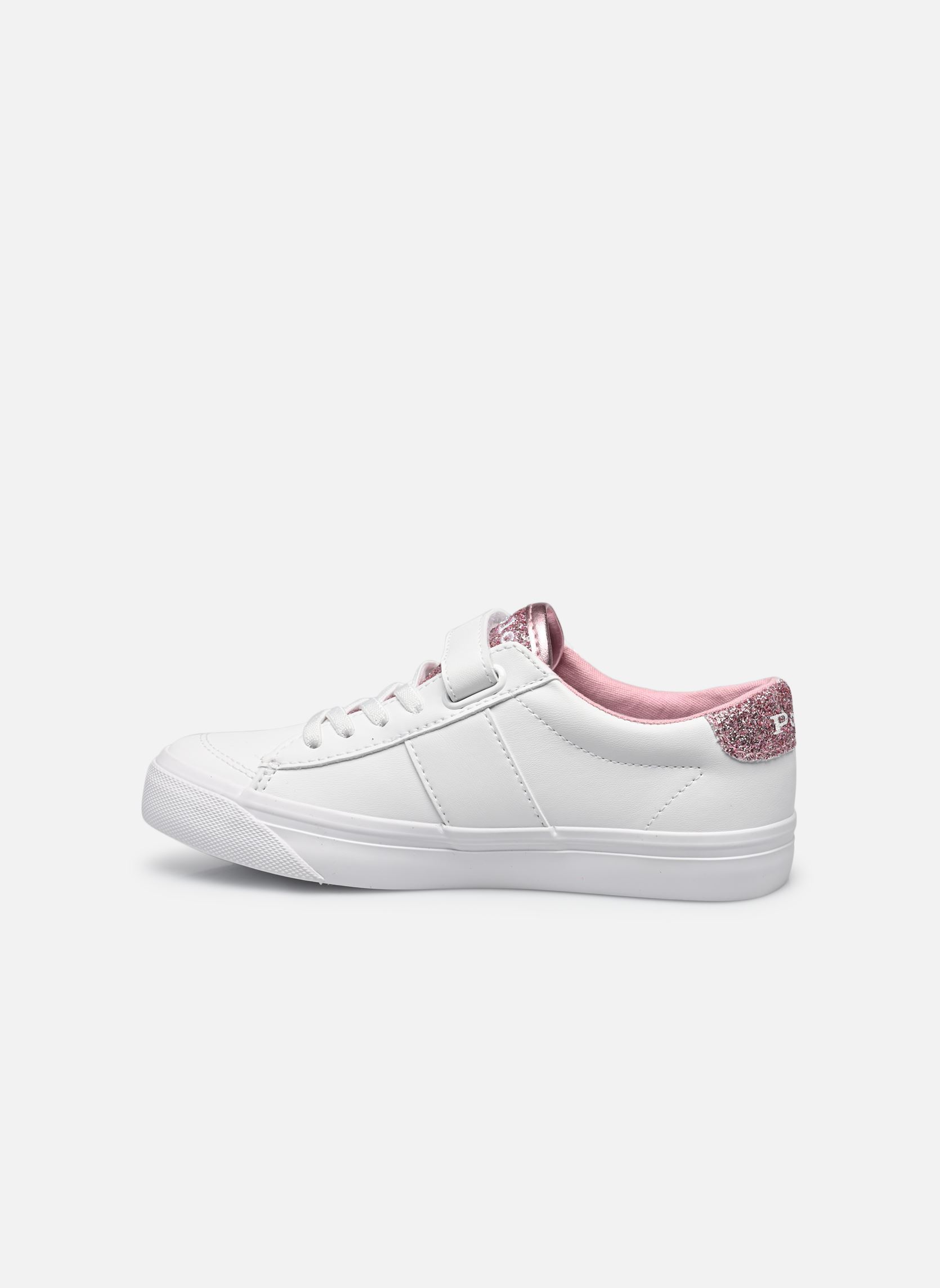 Lage sneakers Ryley Ps meisjes wit Polo Ralph Lauren Lage sneakers Ryley Ps meisjes wit C-'WHITE SMOOTH/PINK GLITTER/