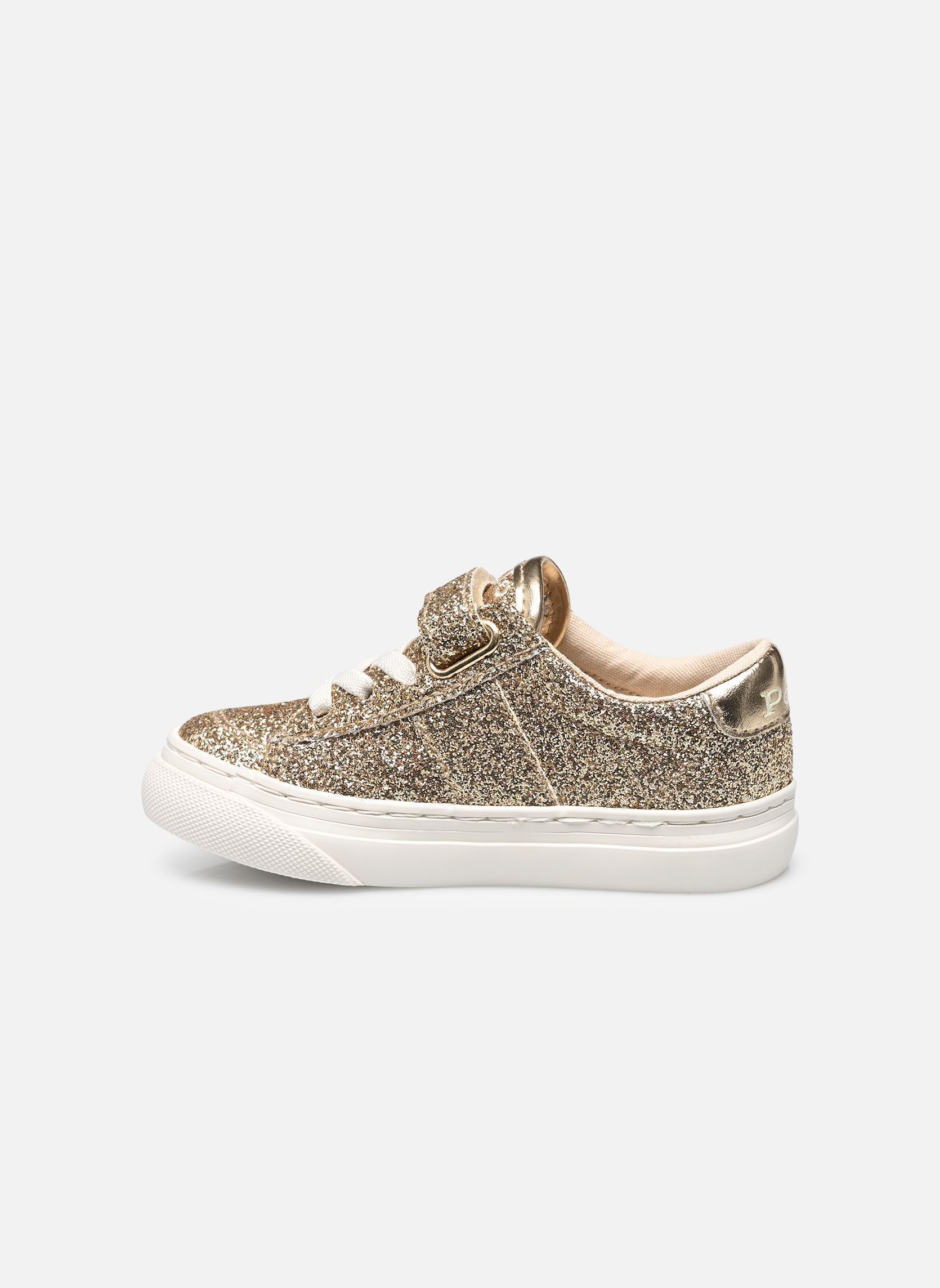 Niedrige Sneaker Ryley Ps mädchen gold und bronze Polo Ralph Lauren Niedrige Sneaker Ryley Ps mädchen gold und bronze GOLD GLITTER/METALLIC GOLD W/