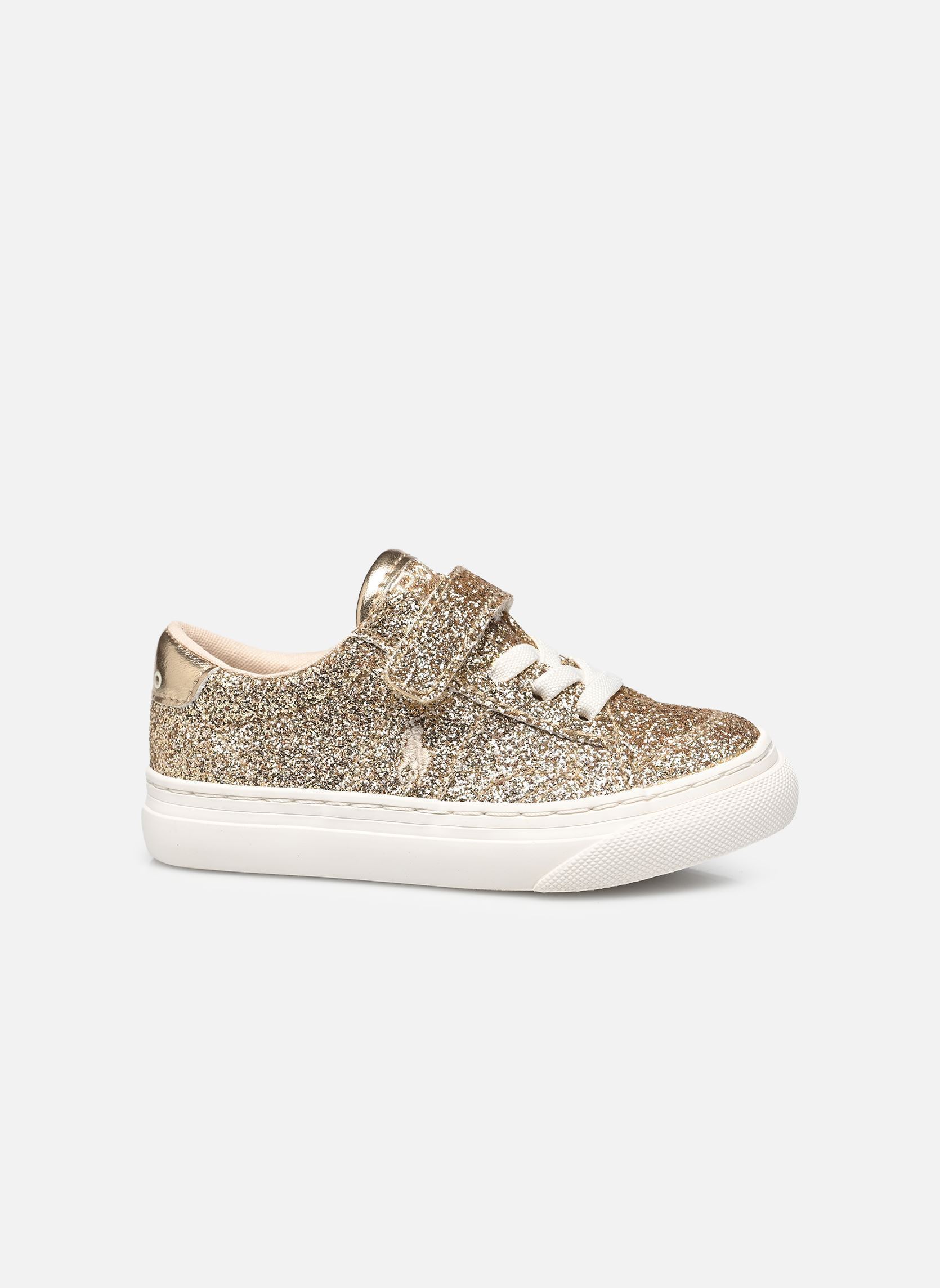 Niedrige Sneaker Ryley Ps mädchen gold und bronze Polo Ralph Lauren Niedrige Sneaker Ryley Ps mädchen gold und bronze GOLD GLITTER/METALLIC GOLD W/