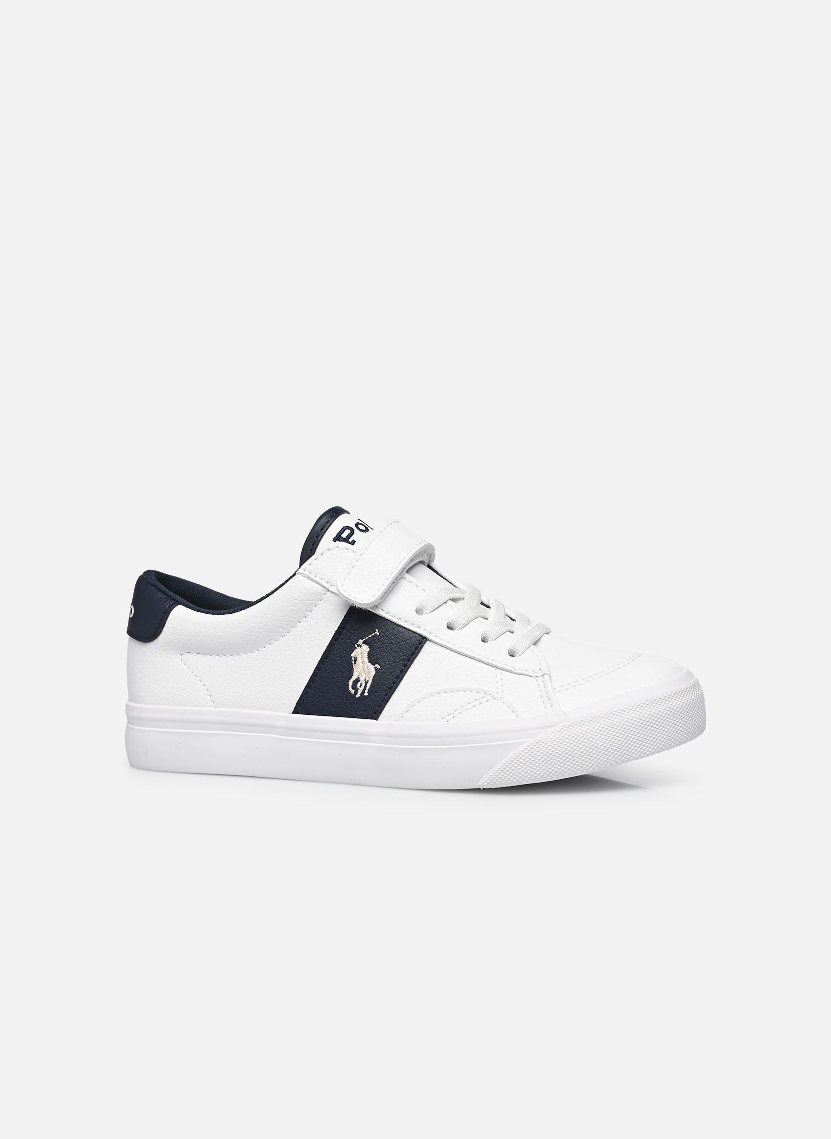 Lage sneakers Ryley Ps wit Polo Ralph Lauren Lage sneakers Ryley Ps wit WHITE TUMBLED/NAVY W/ CREAM PP