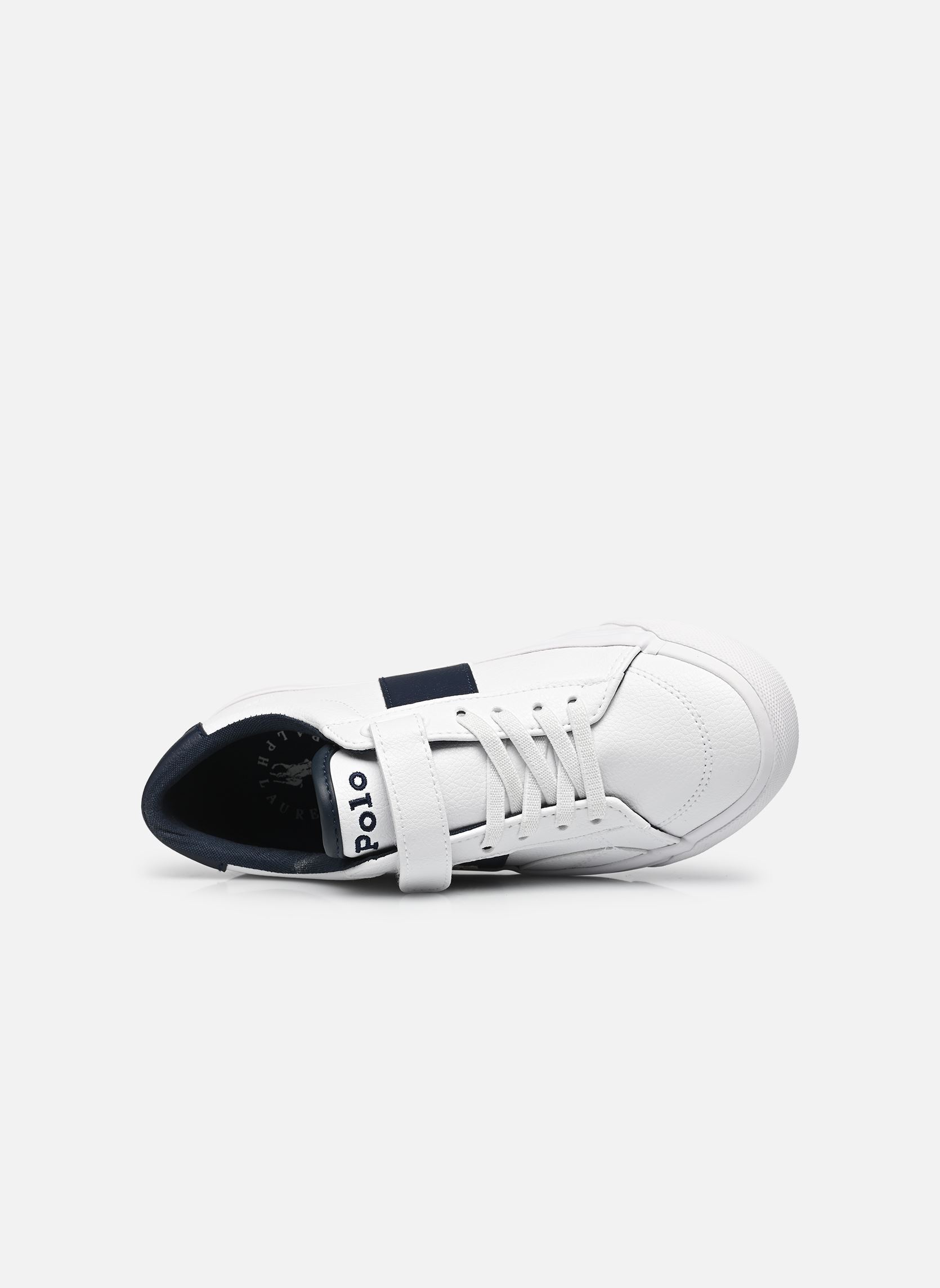 Lage sneakers Ryley Ps wit Polo Ralph Lauren Lage sneakers Ryley Ps wit WHITE TUMBLED/NAVY W/ CREAM PP