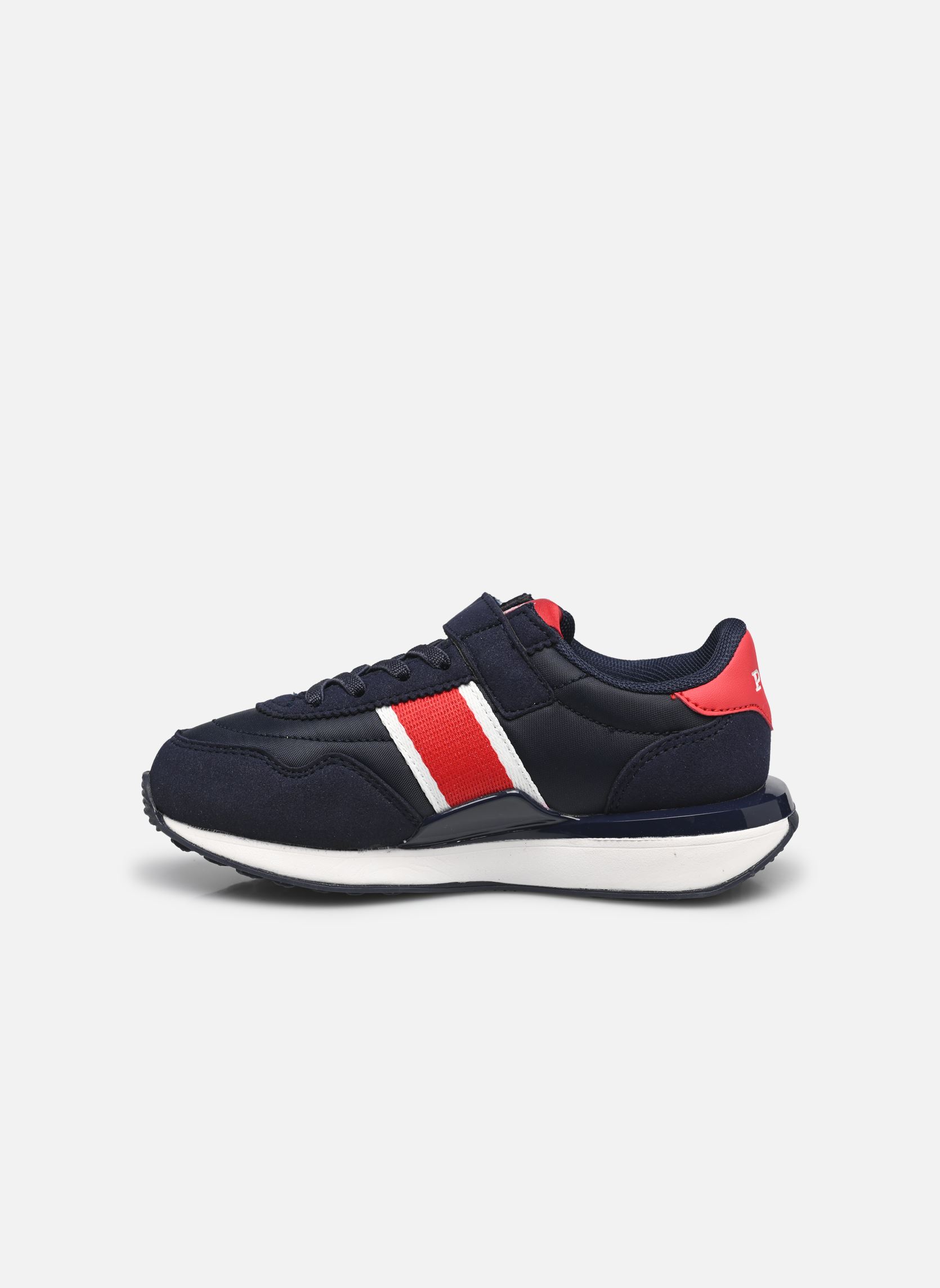 Baskets Train 89 Sport Ps garçon bleu Polo Ralph Lauren Baskets Train 89 Sport Ps garçon bleu NAVY NYLON/MICRO/RL2000 RED/WH