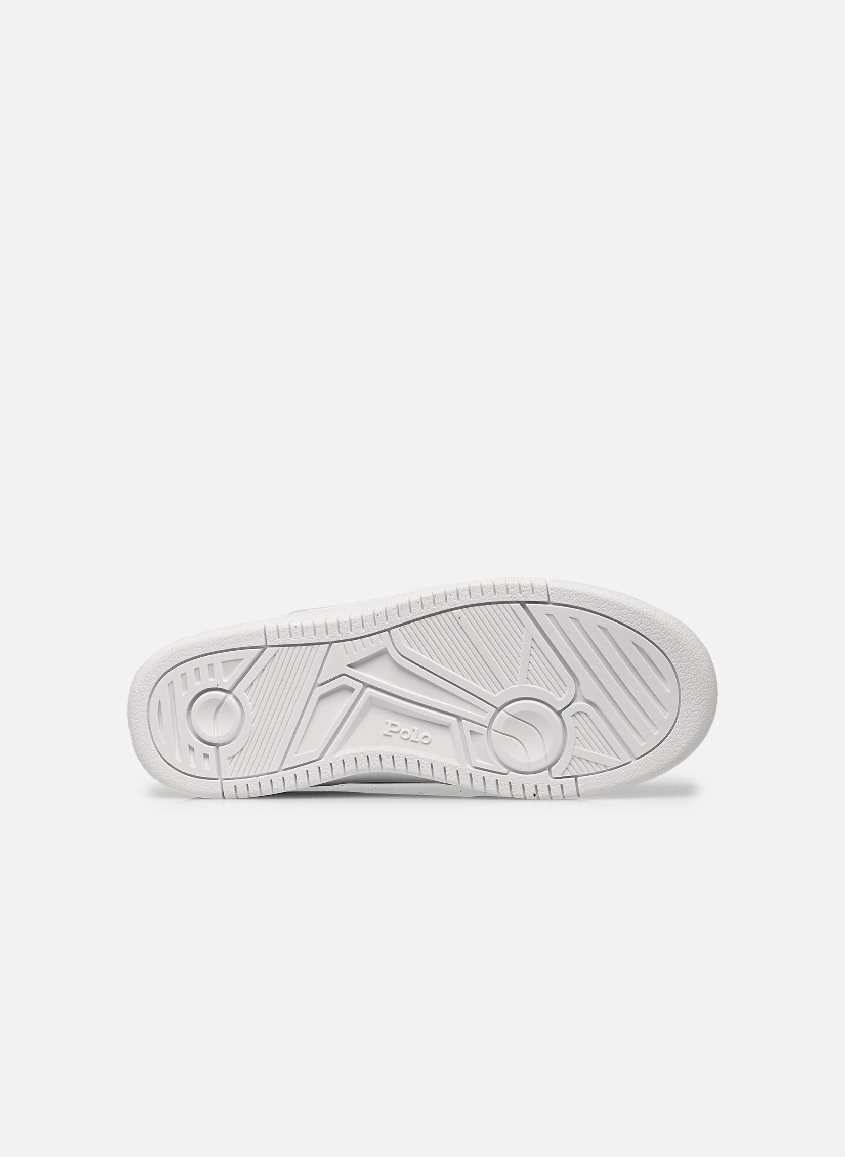 Niedrige Sneaker MASTERS COURT jungen weiß Polo Ralph Lauren Niedrige Sneaker MASTERS COURT jungen weiß WHITE TUMBLED/NAVY W/ NAVY PP