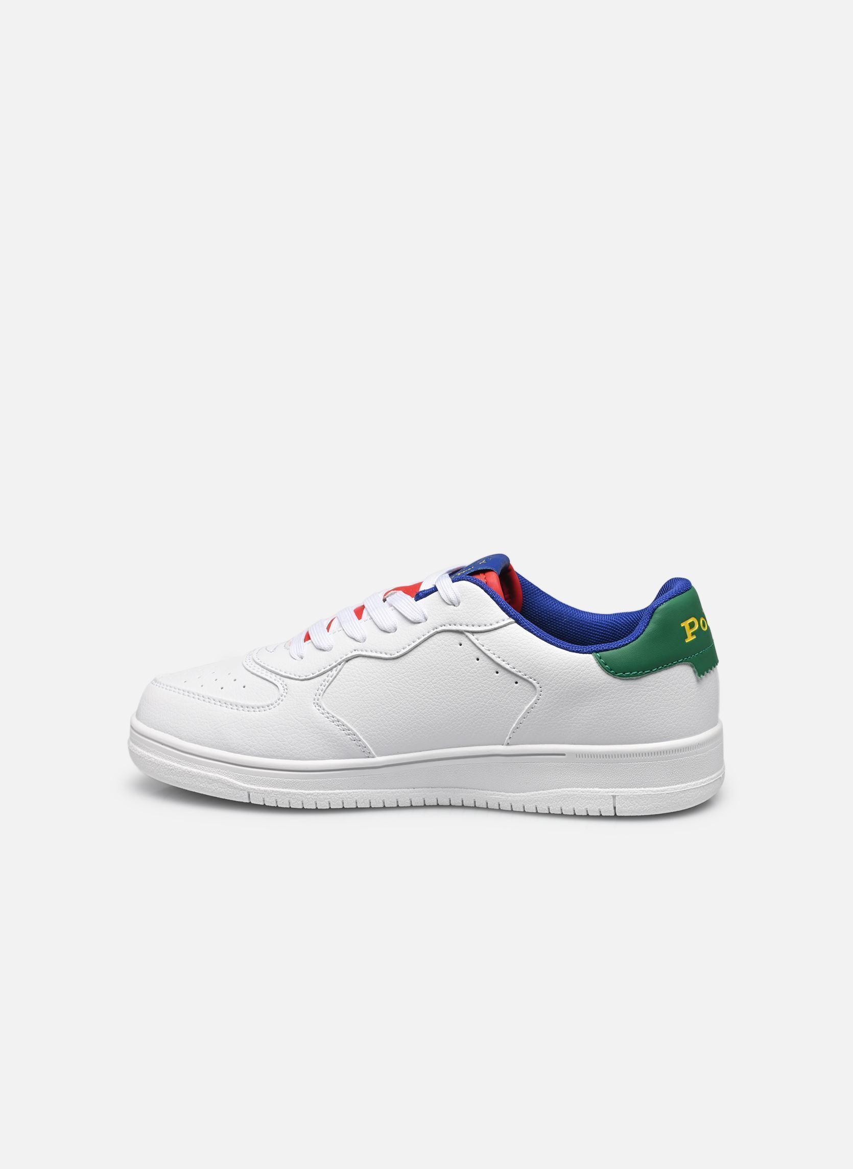 Niedrige Sneaker Masters Court weiß Polo Ralph Lauren Niedrige Sneaker Masters Court weiß J-WHITE / ROYAL / MULTI TUMBLE