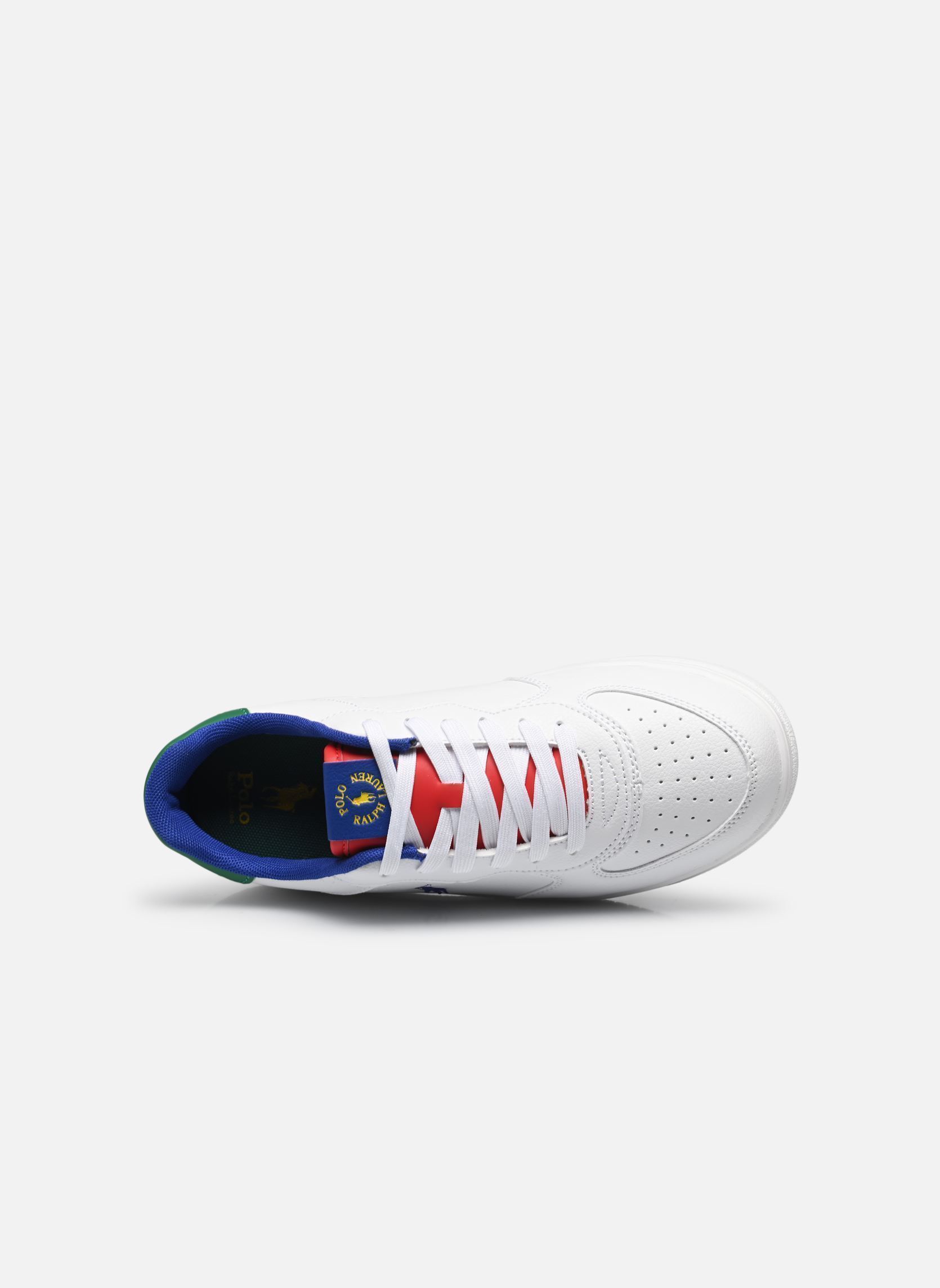 Niedrige Sneaker Masters Court weiß Polo Ralph Lauren Niedrige Sneaker Masters Court weiß J-WHITE / ROYAL / MULTI TUMBLE