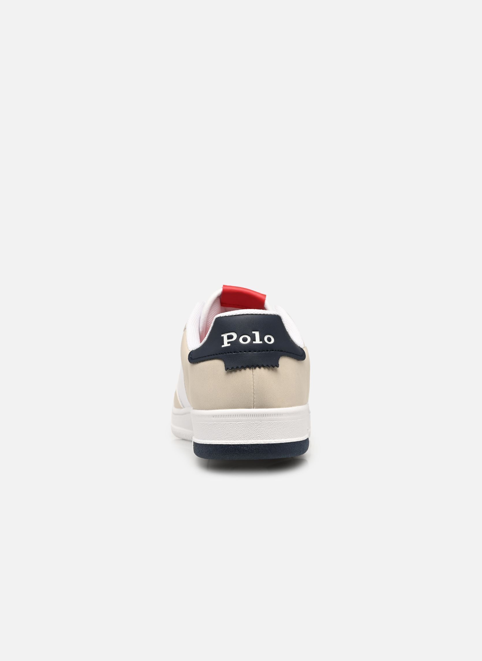Niedrige Sneaker Masters Court jungen weiß Polo Ralph Lauren Niedrige Sneaker Masters Court jungen weiß WHITE TUMBLED/GREY MICRO/NAVY