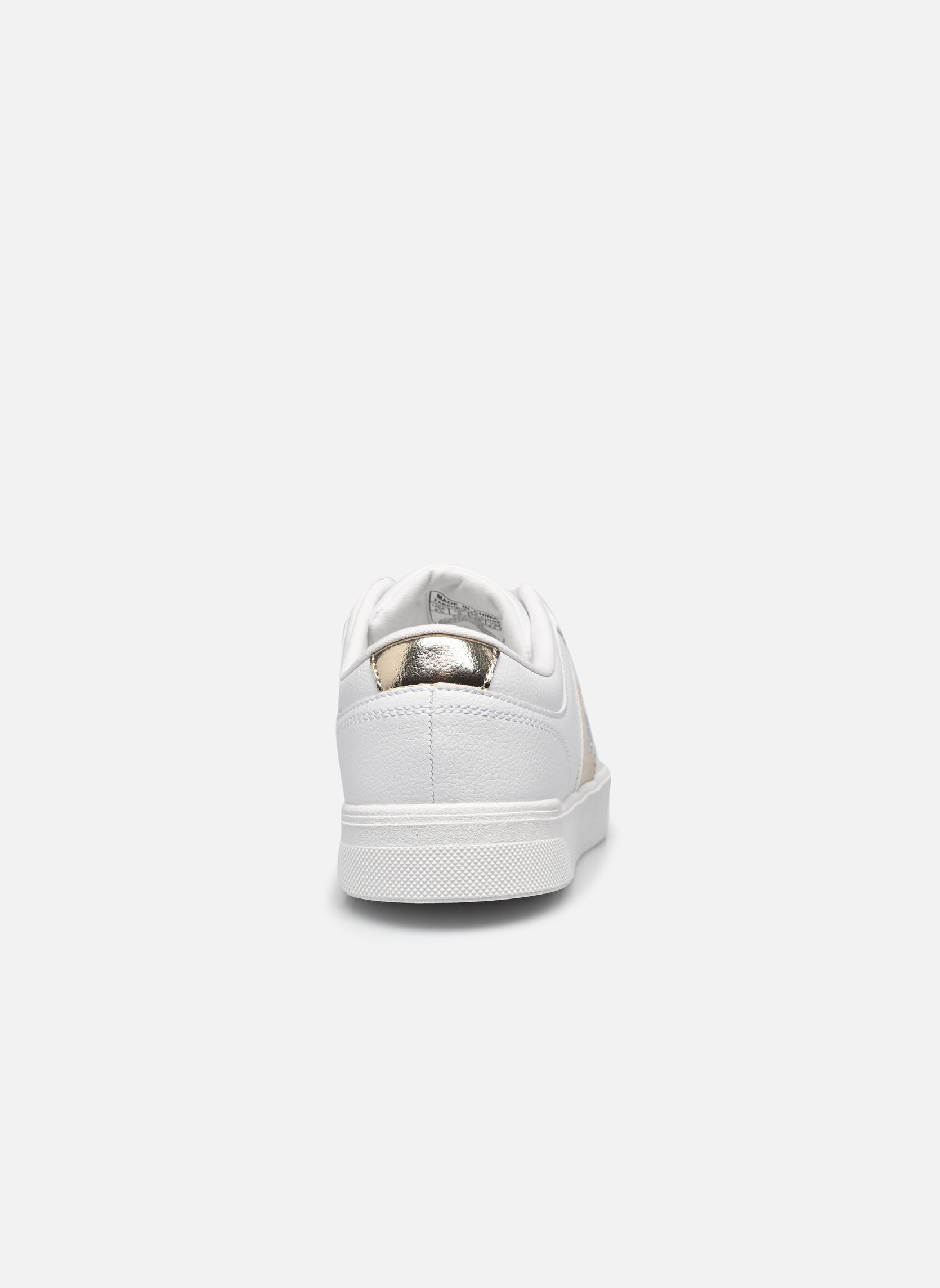 Baskets basses Frazier fille blanc Polo Ralph Lauren Baskets basses Frazier fille blanc J-'WHITE / GOLD TUMBLED