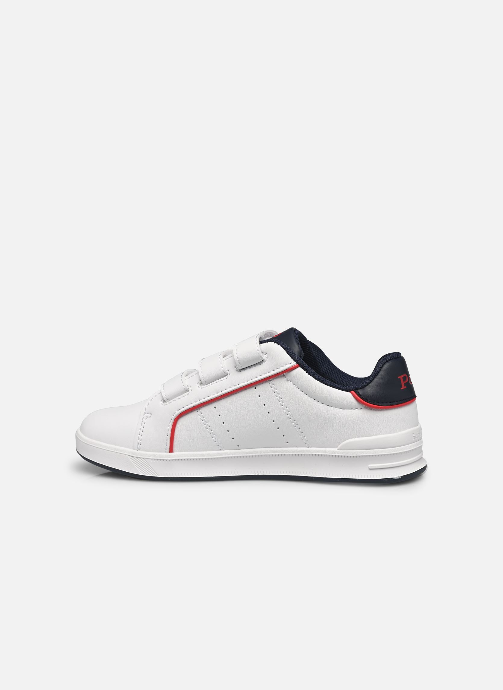 Baskets basses Heritage Court Iii Ez garçon blanc Polo Ralph Lauren Baskets basses Heritage Court Iii Ez garçon blanc WHITE SMOOTH/NAVY PP/RED