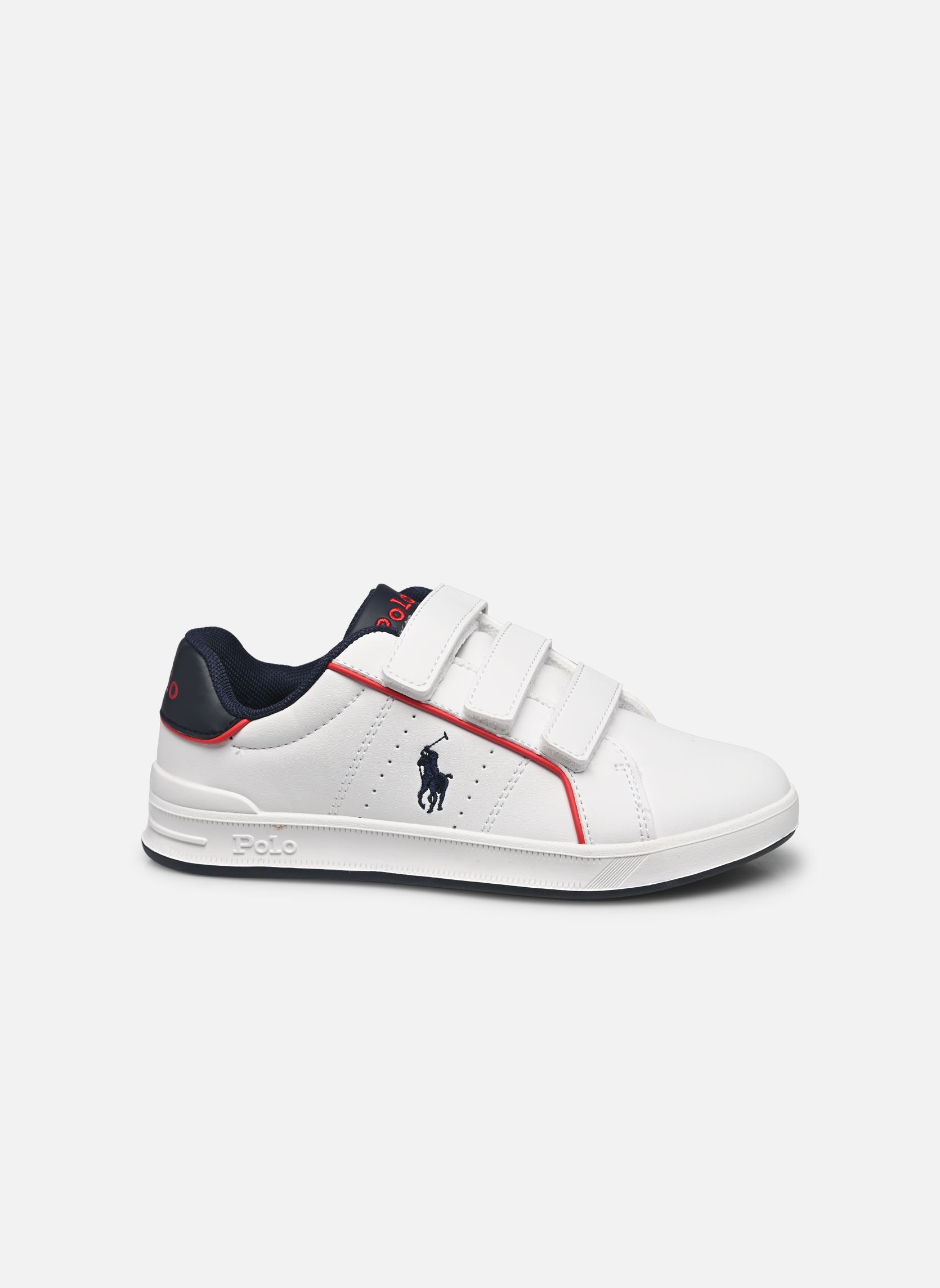 Baskets basses Heritage Court Iii Ez garçon blanc Polo Ralph Lauren Baskets basses Heritage Court Iii Ez garçon blanc WHITE SMOOTH/NAVY PP/RED