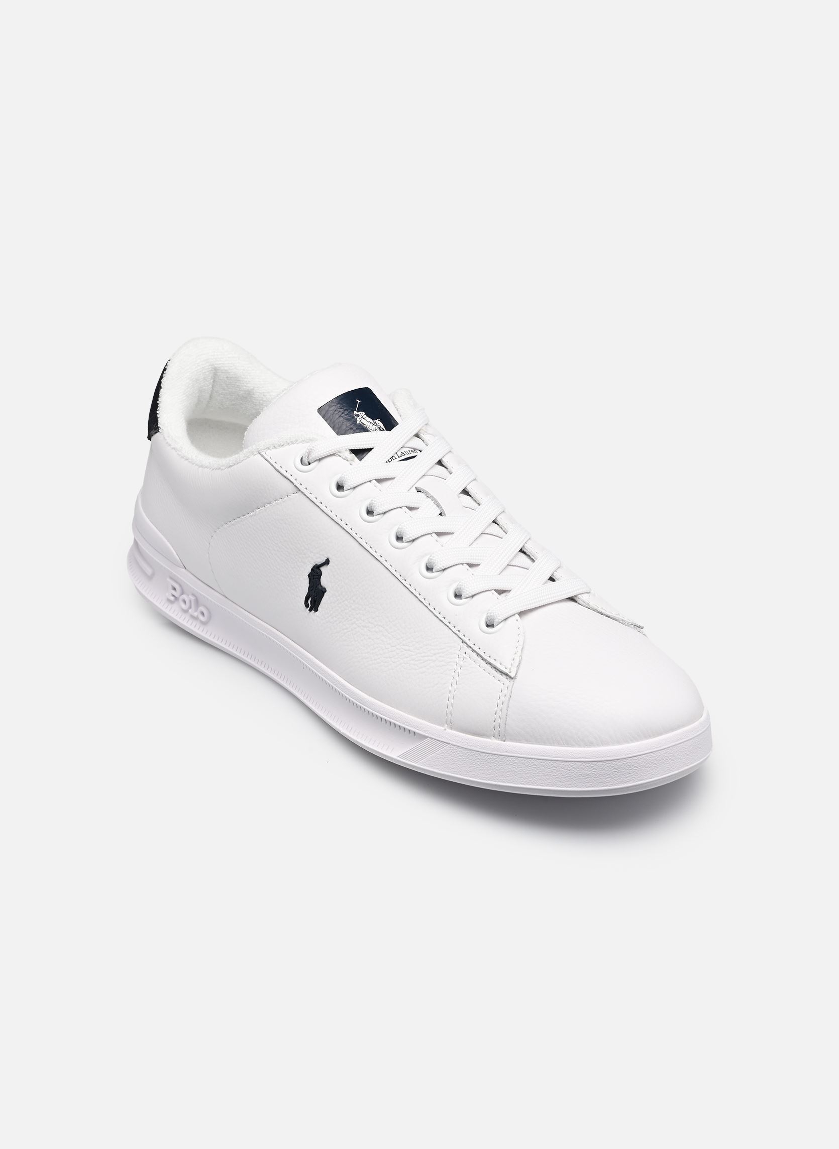 Lage sneakers HERITAGE COURT III heren wit Polo Ralph Lauren Lage sneakers HERITAGE COURT III heren wit WHITE/NAVY