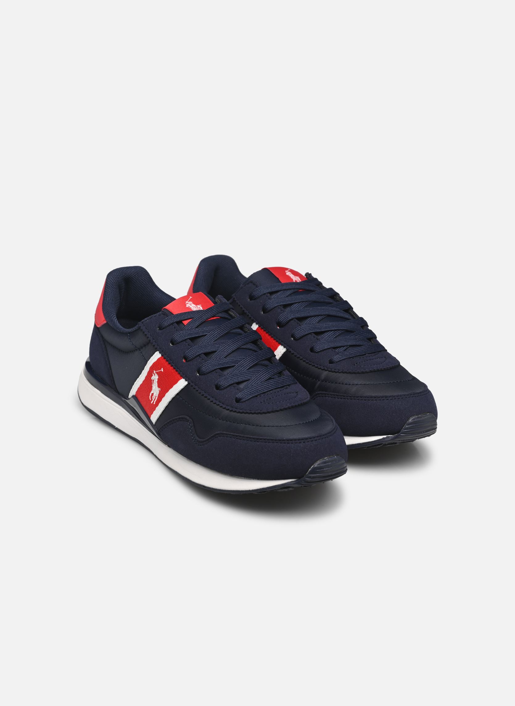 Sneakers Train 89 Sport bambino blu Polo Ralph Lauren Sneakers Train 89 Sport bambino blu J-'NAVY NYLON/MICRO/RL2000 RED