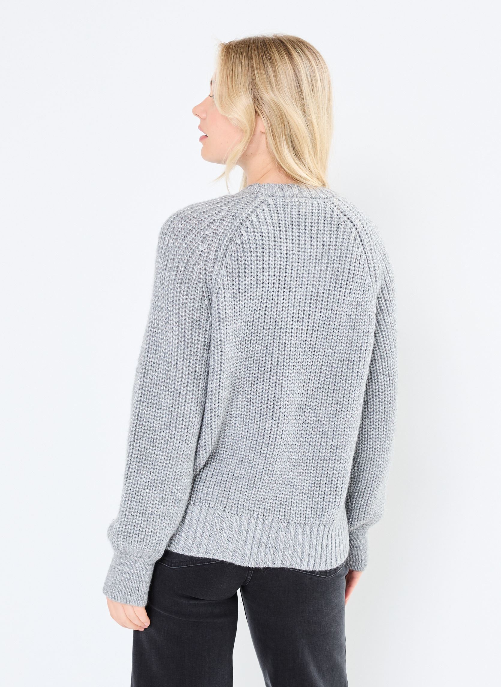 Pulls MIFESTA femme gris MADE BY Pulls MIFESTA femme gris GRIS CHINE MOYEN (BROS BC04)