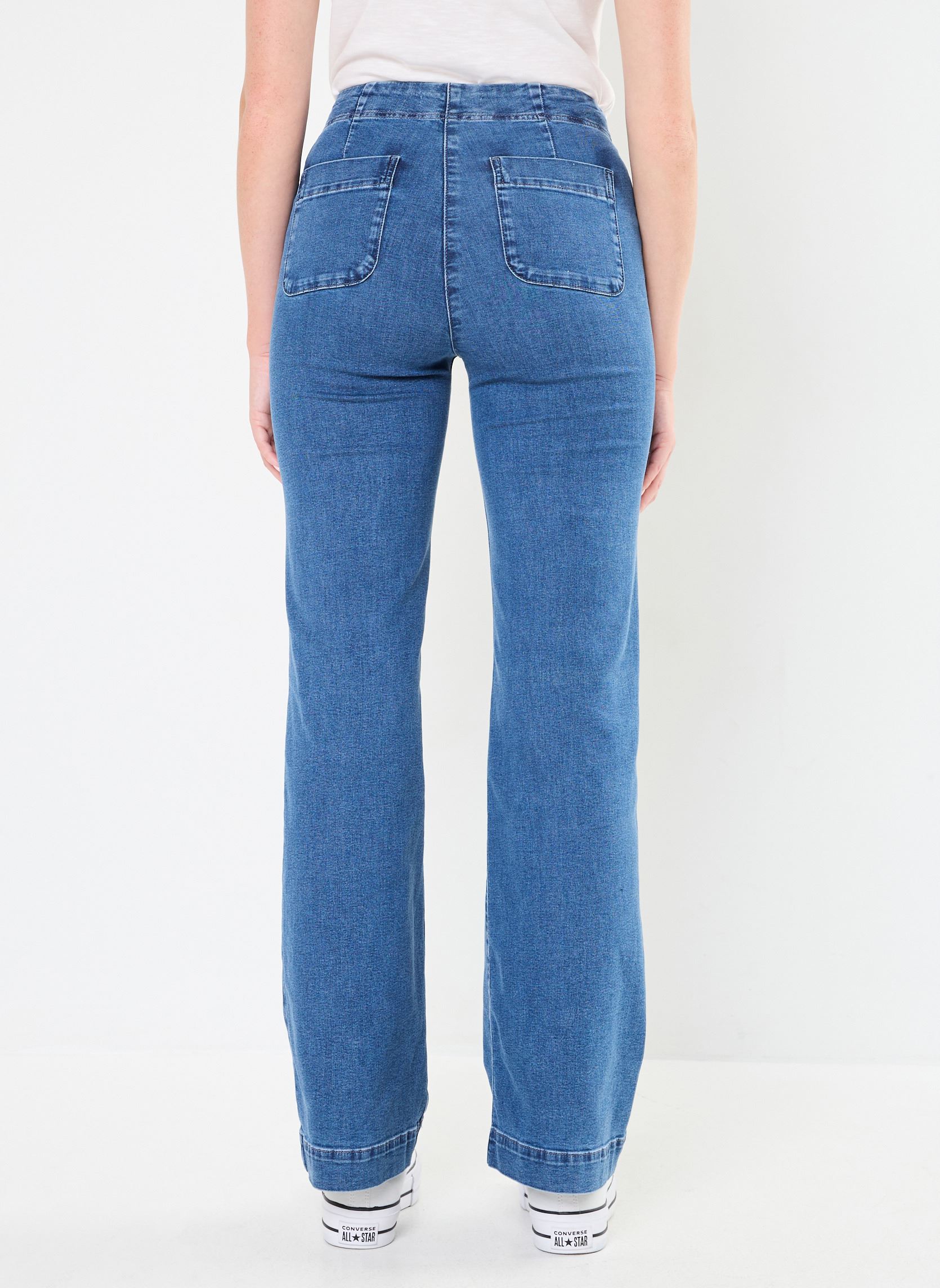 Flared jeans PRIMAROSA1 dames blauw Georgia Rose Flared jeans PRIMAROSA1 dames blauw DENIM STONE