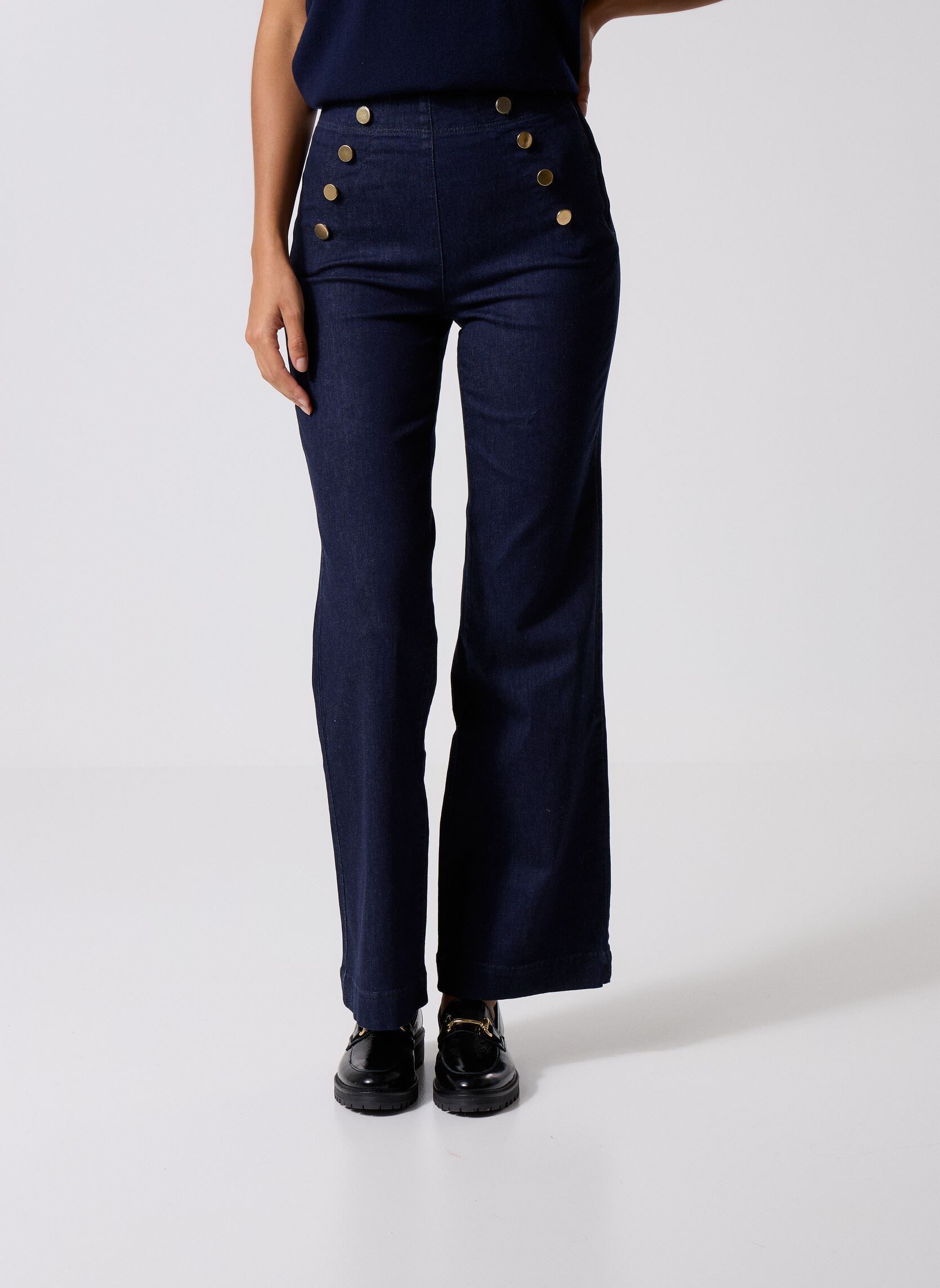 Flared Jeans PRIMAROSA1 damen blau Georgia Rose Flared Jeans PRIMAROSA1 damen blau BRUT RINSE