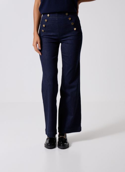 Georgia Rose Jeans flare PRIMAROSA1 femme bleu