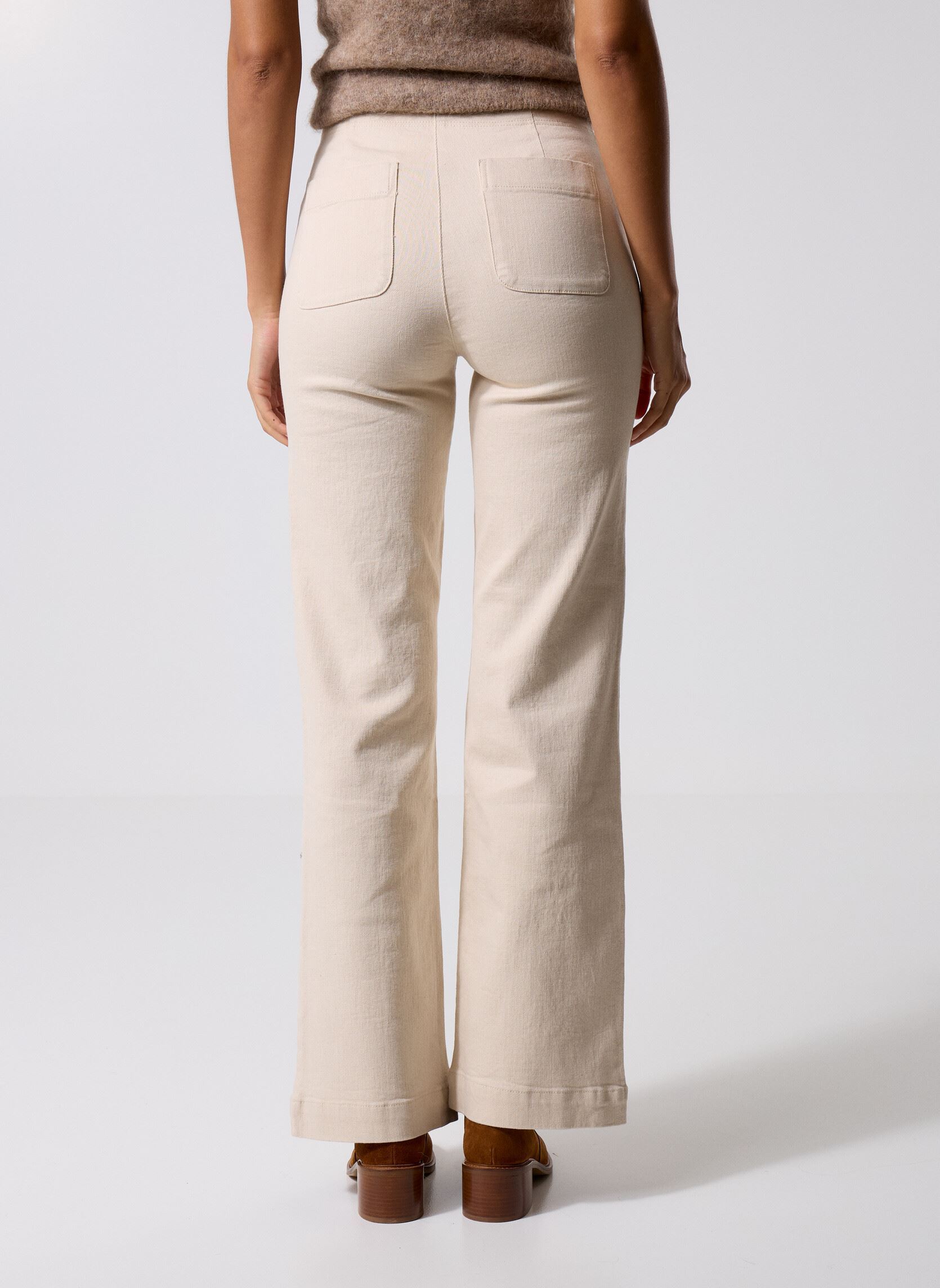 Flared jeans PRIMAROSA1 dames wit Georgia Rose Flared jeans PRIMAROSA1 dames wit DENIM OFF WHITE