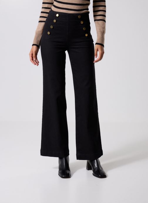 Georgia Rose Jeans flare PRIMAROSA1 femme noir