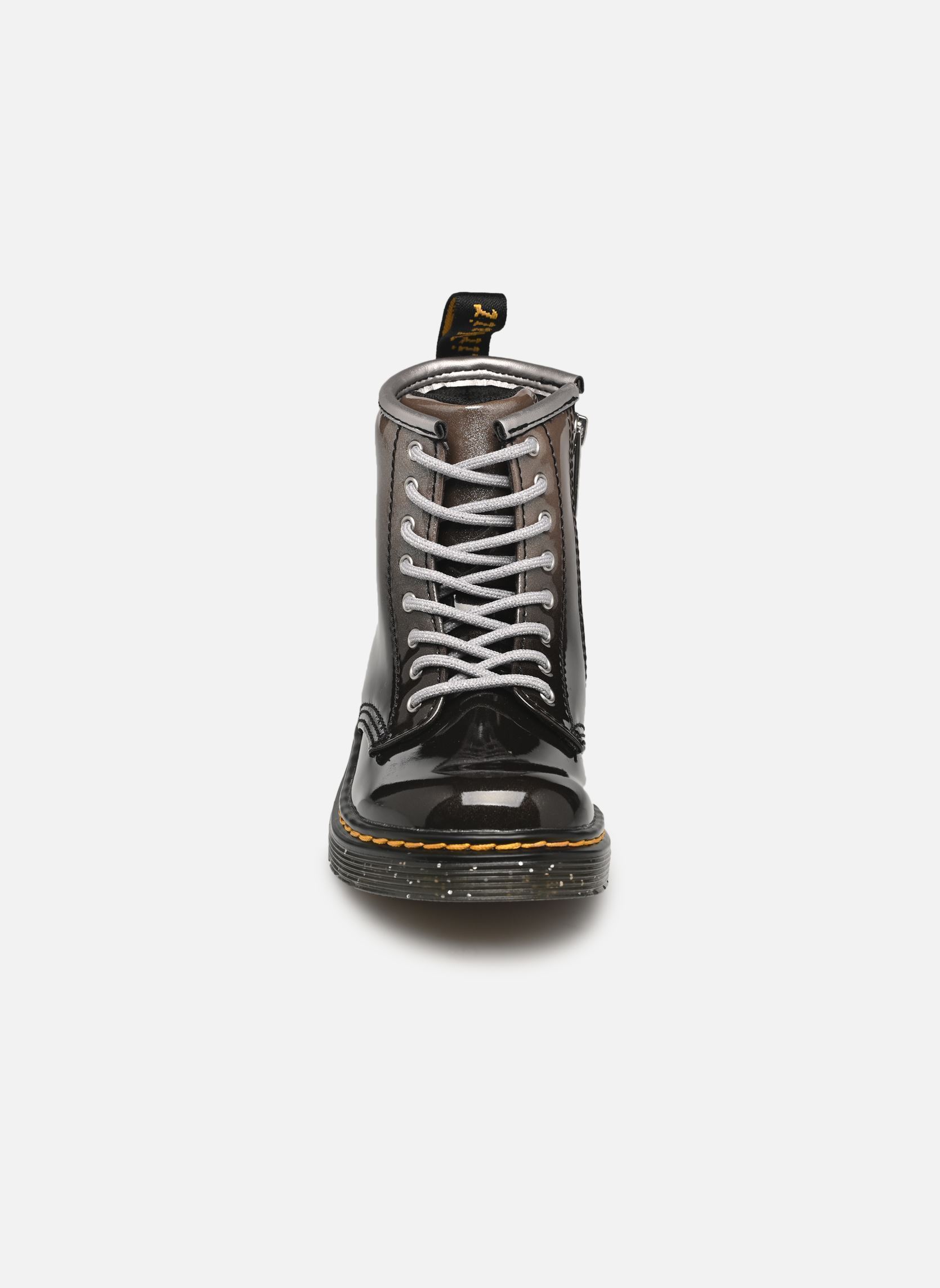 Stiefeletten / Ankle Boots 1460 Glitter 7 mädchen grau Dr. Martens Stiefeletten / Ankle Boots 1460 Glitter 7 mädchen grau SILVER/BLACK GLITTER GRADIENT